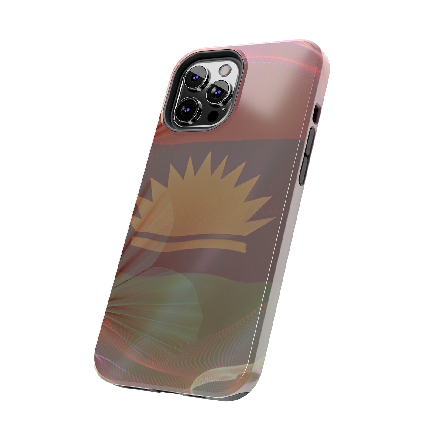 United States of Biafra Flag Flower Blend 2 - Tough iPhone Cases (iPhone 7, 8, X, 11, 12, 13, 14, 15)
