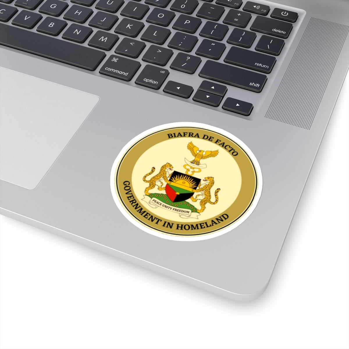 Biafra De Facto Kiss-Cut Stickers