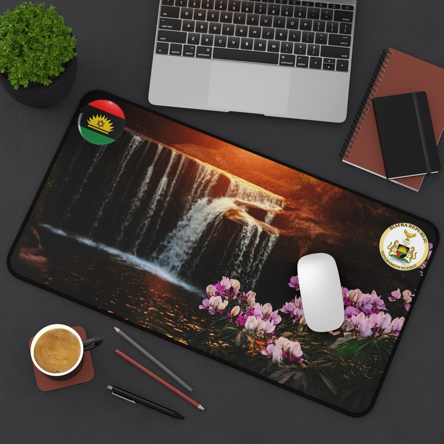 Waterfalls Desk Mat