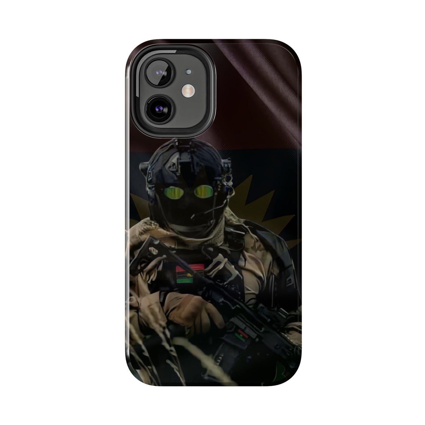 Biafra Soldier III - Tough iPhone Cases (iPhone 7, 8, X, 11, 12, 13, 14, 15)