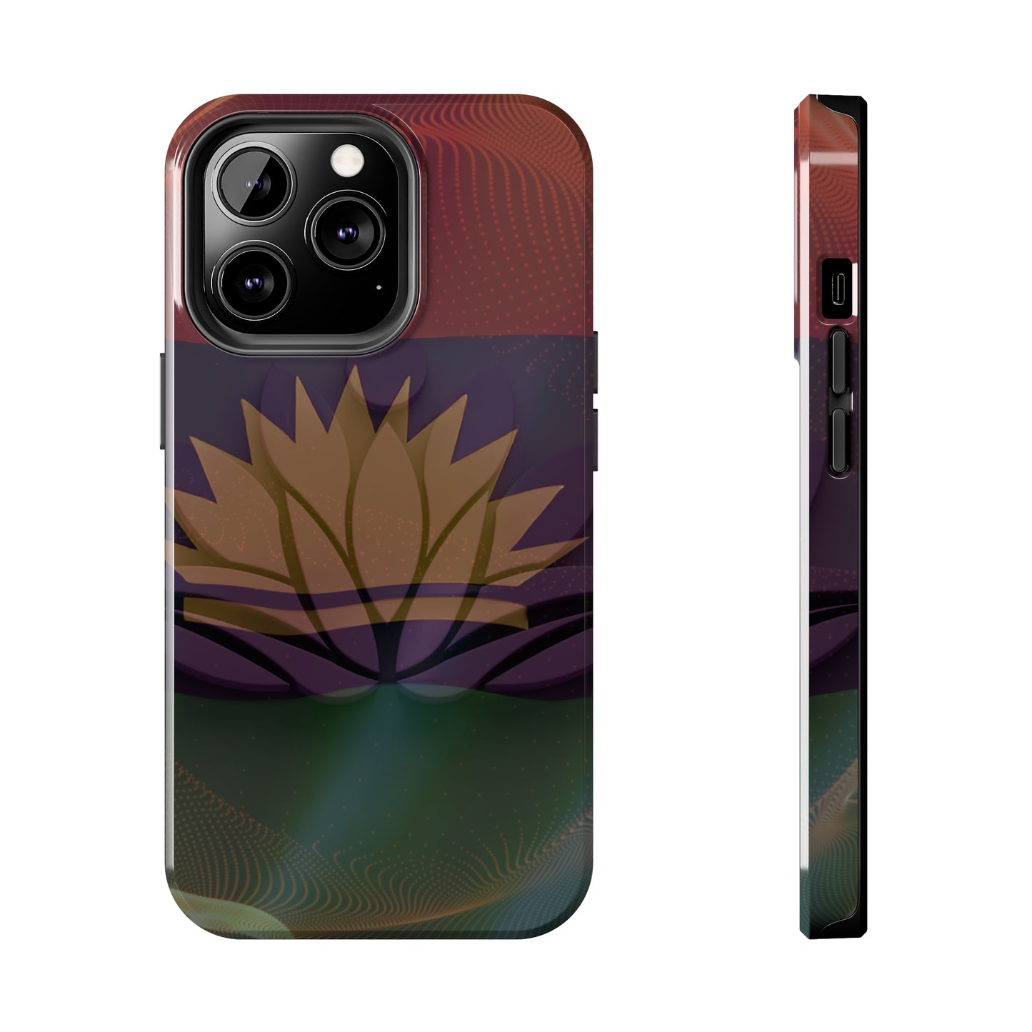 United States of Biafra Flag Flower Blend 1 - Tough iPhone Cases (iPhone 7, 8, X, 11, 12, 13, 14, 15)