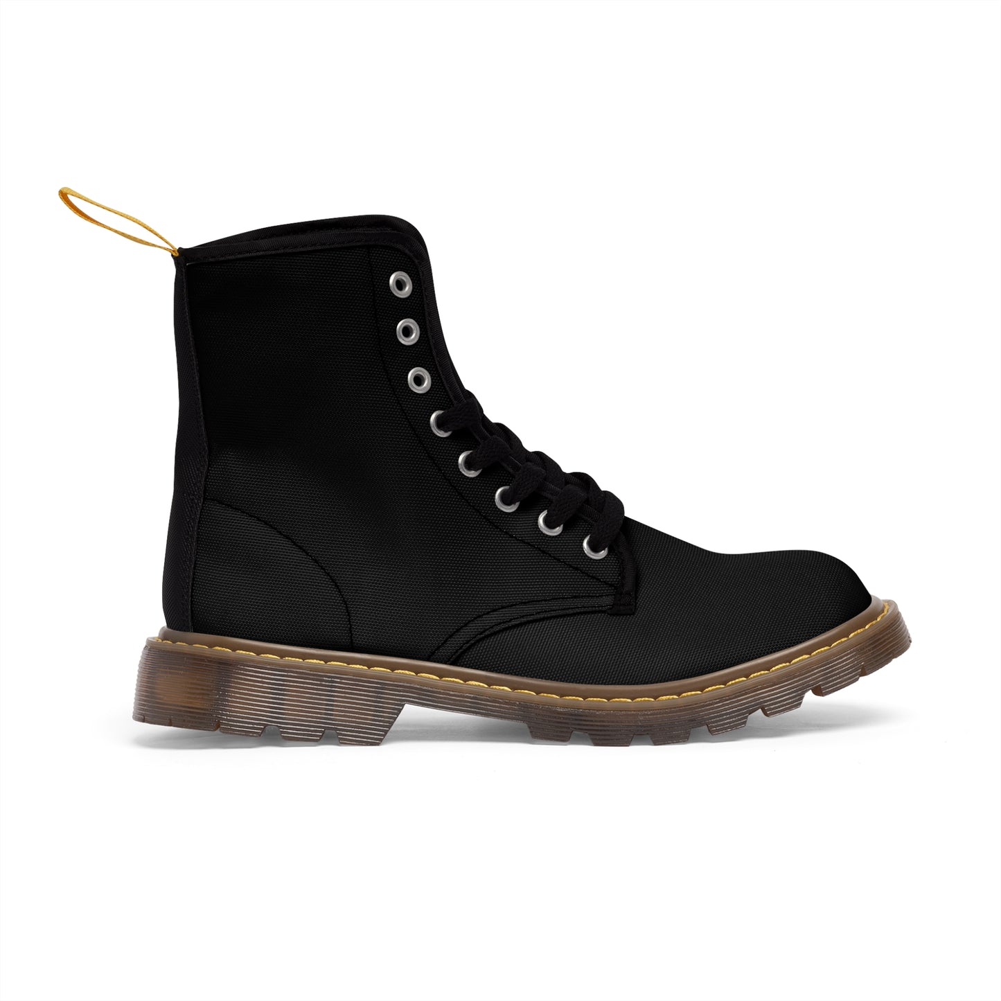 Black Men's Canvas Boots
