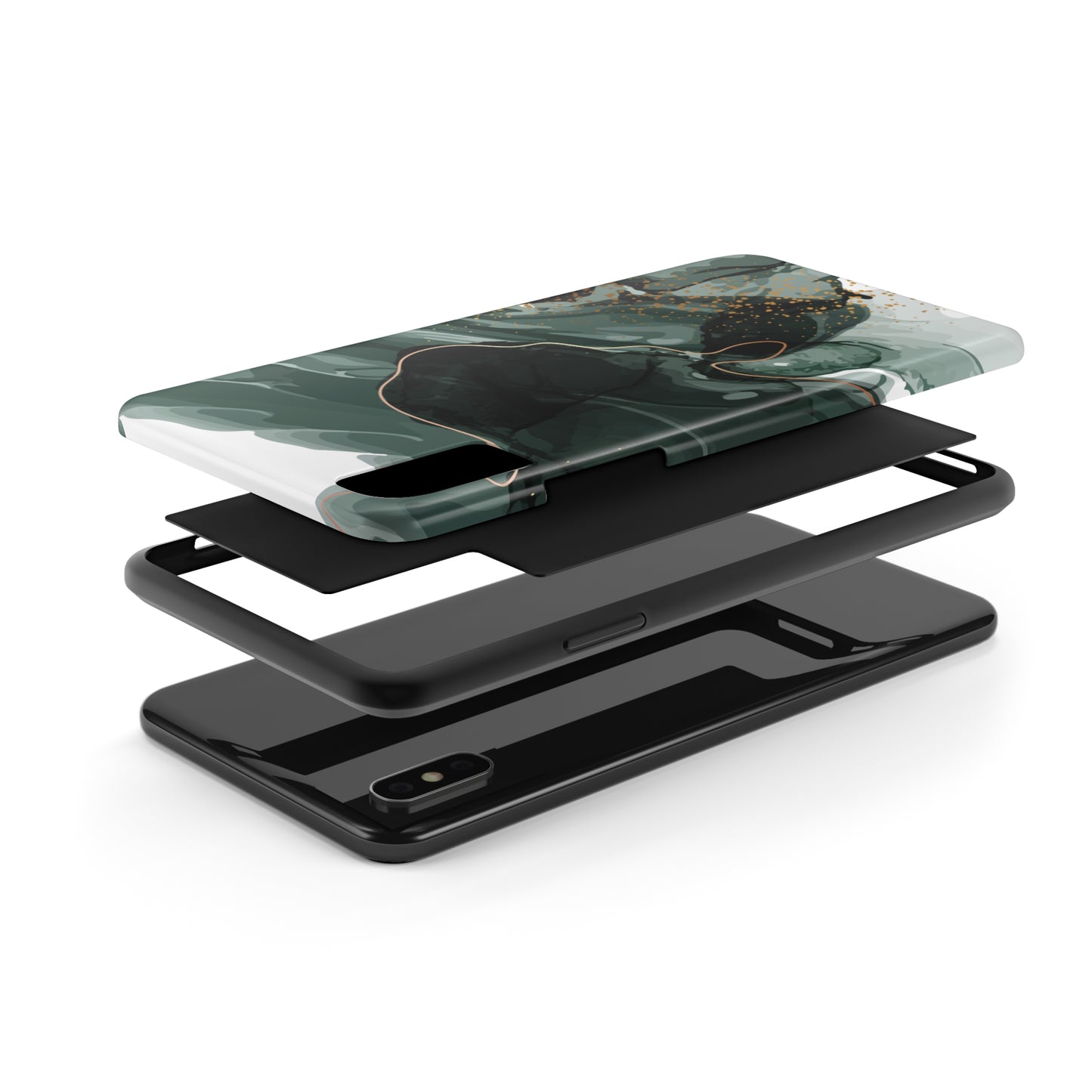 Green Glass - Tough iPhone Cases (iPhone 7, 8, X, 11, 12, 13, 14, 15)