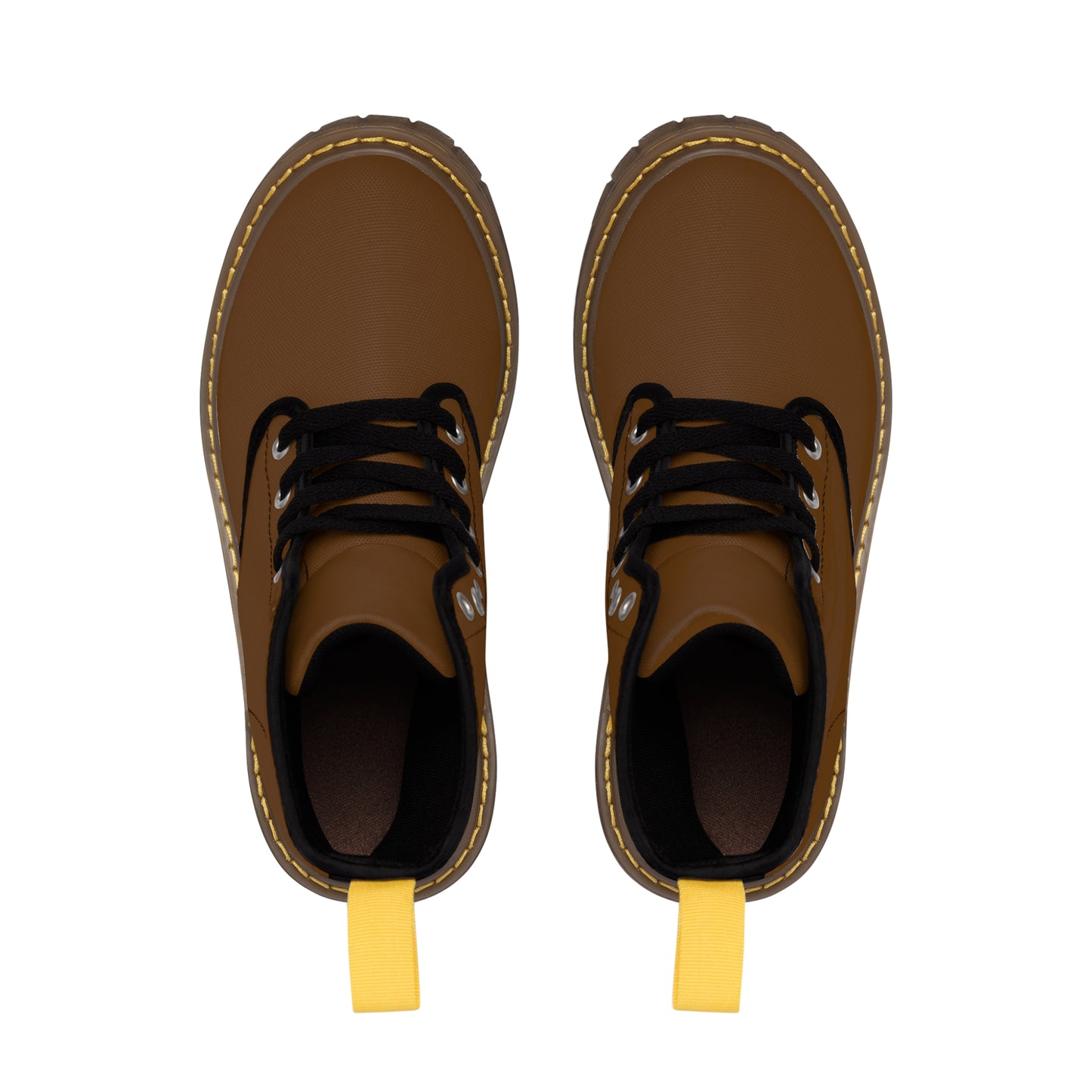 Brown Men's Canvas Boots