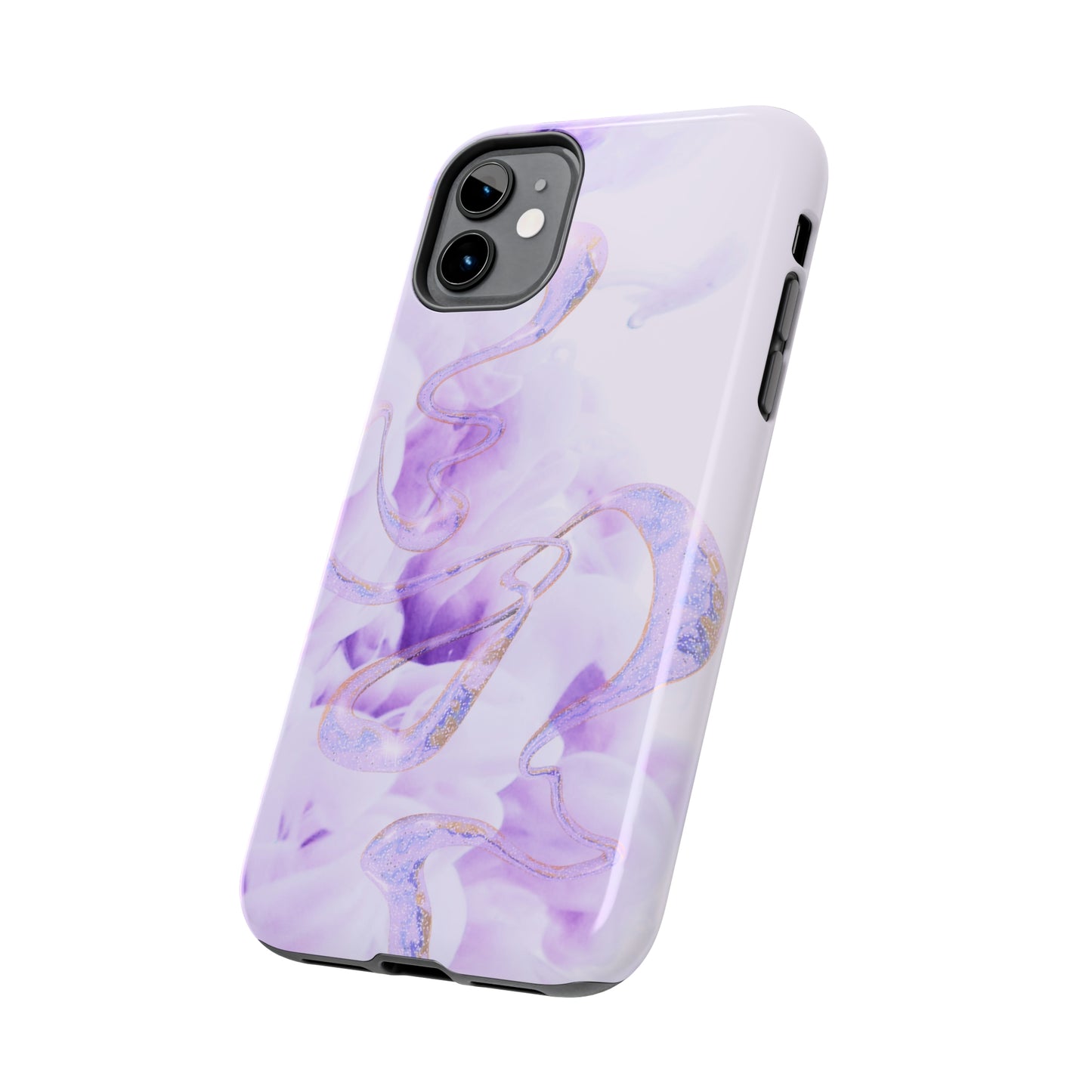 Purple Drop - Tough iPhone Cases (iPhone 7, 8, X, 11, 12, 13, 14, 15)