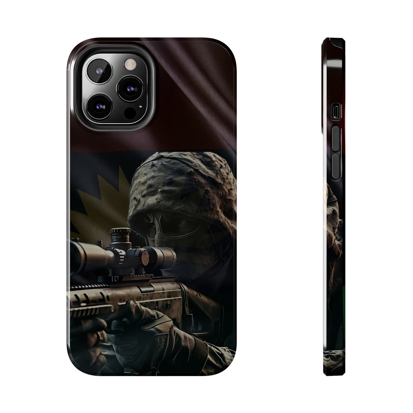 Biafra Soldier IV - Tough iPhone Cases (iPhone 7, 8, X, 11, 12, 13, 14, 15)