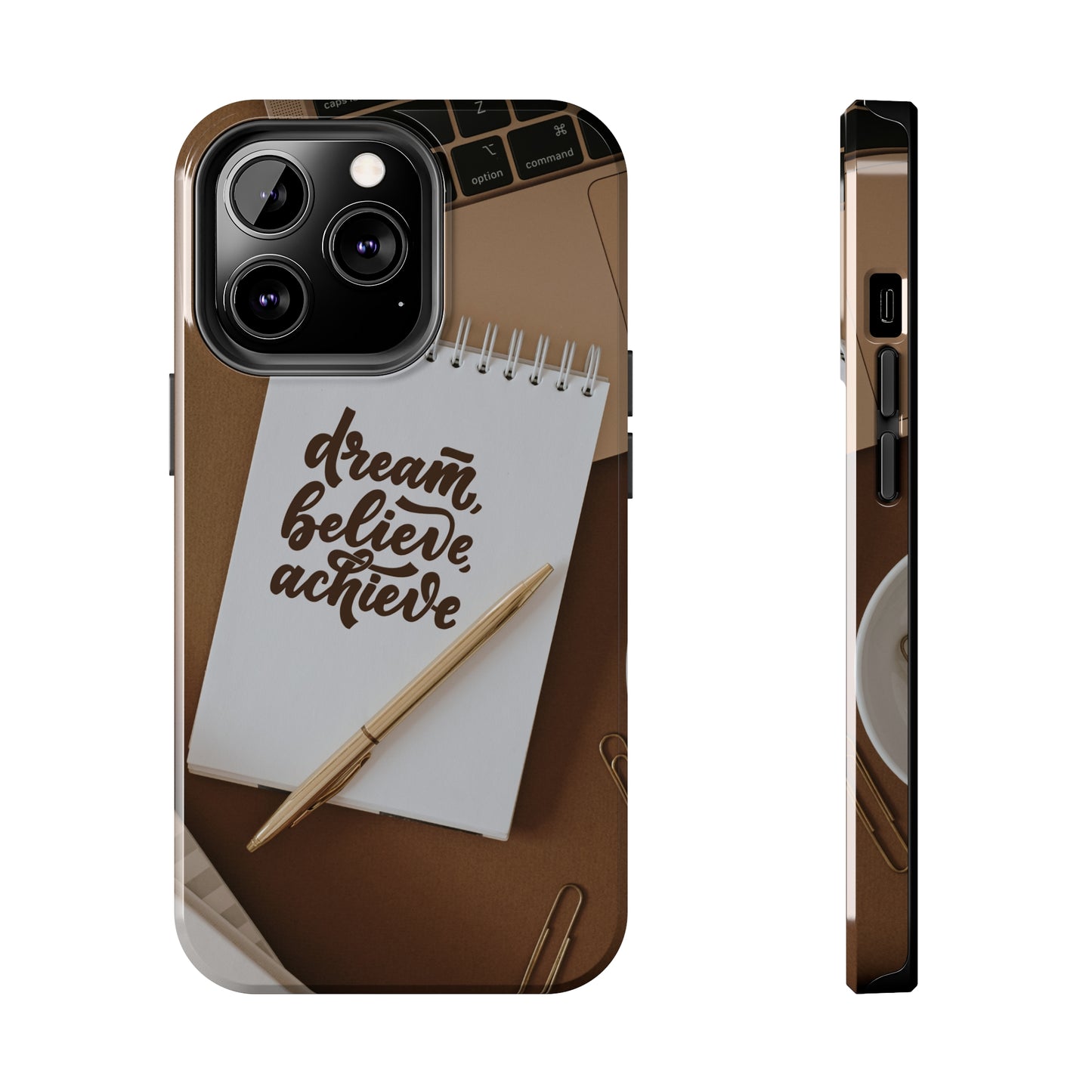 Dream Believe Achieve - Tough iPhone Cases (iPhone 7, 8, X, 11, 12, 13, 14, 15)