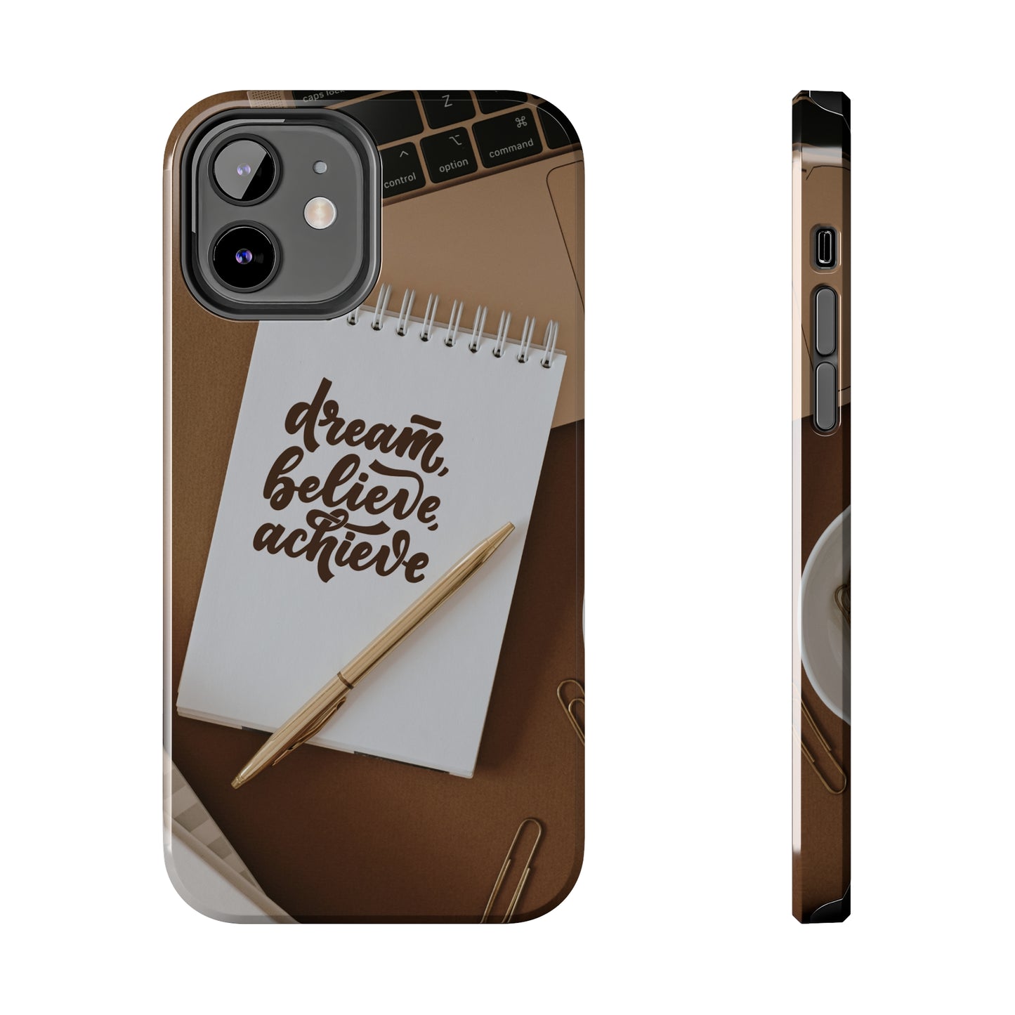 Dream Believe Achieve - Tough iPhone Cases (iPhone 7, 8, X, 11, 12, 13, 14, 15)