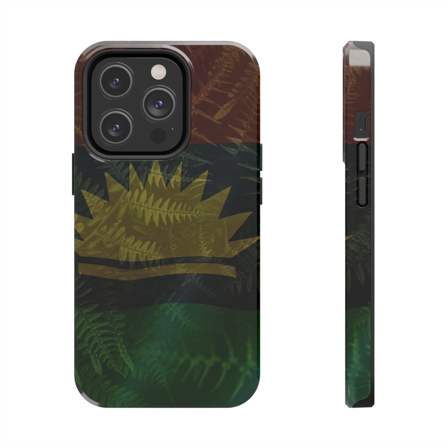 United States of Biafra Flag Plant Leaves - Tough iPhone Cases (iPhone 7, 8, X, 11, 12, 13, 14, 15)