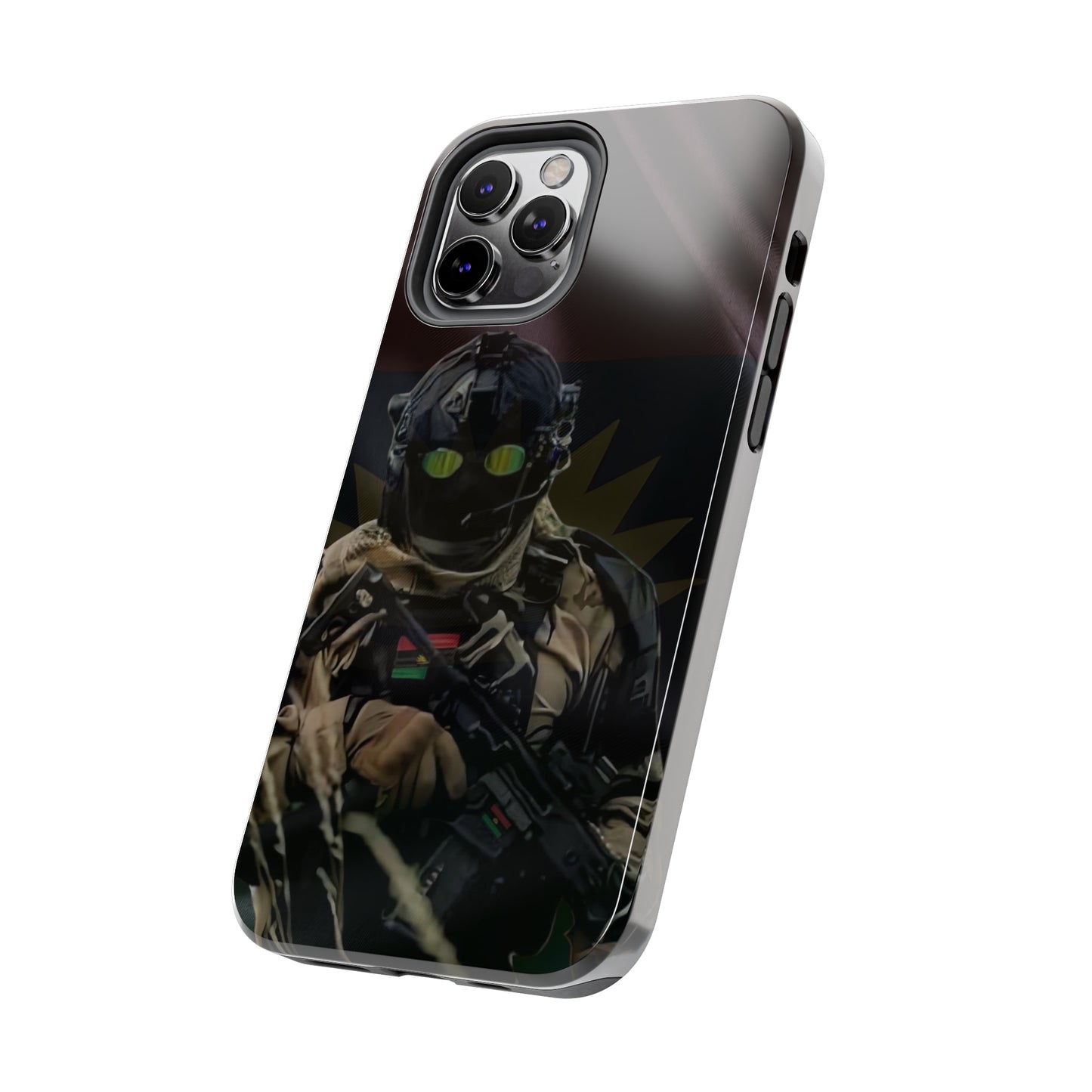 Biafra Soldier III - Tough iPhone Cases (iPhone 7, 8, X, 11, 12, 13, 14, 15)