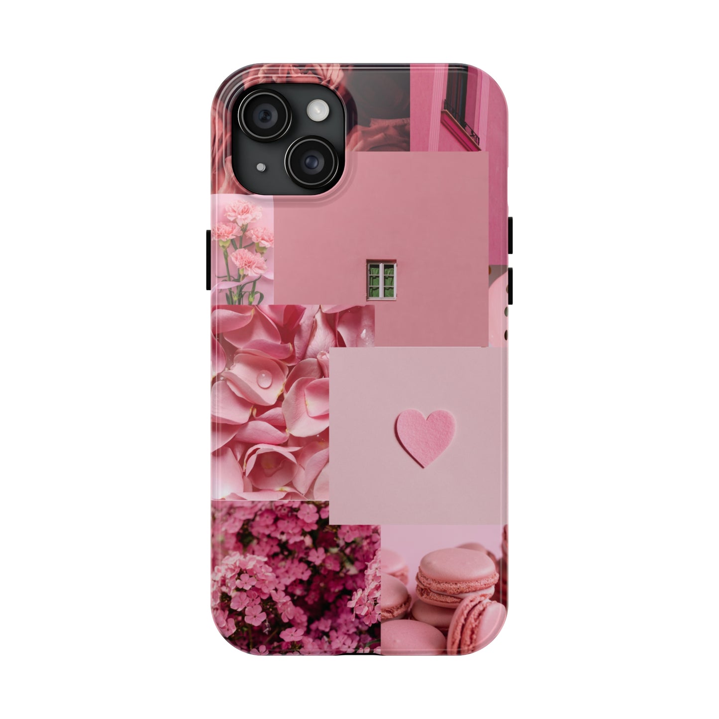 Pink Flowers - Tough iPhone Cases (iPhone 7, 8, X, 11, 12, 13, 14, 15)