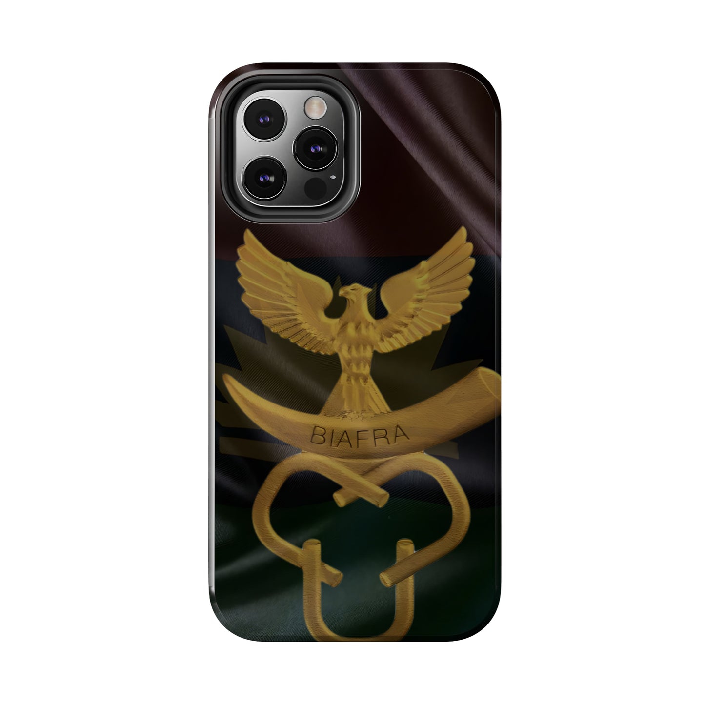 Biafra Liberation Army Logo Gold - Tough iPhone Cases (iPhone 7, 8, X, 11, 12, 13, 14, 15)