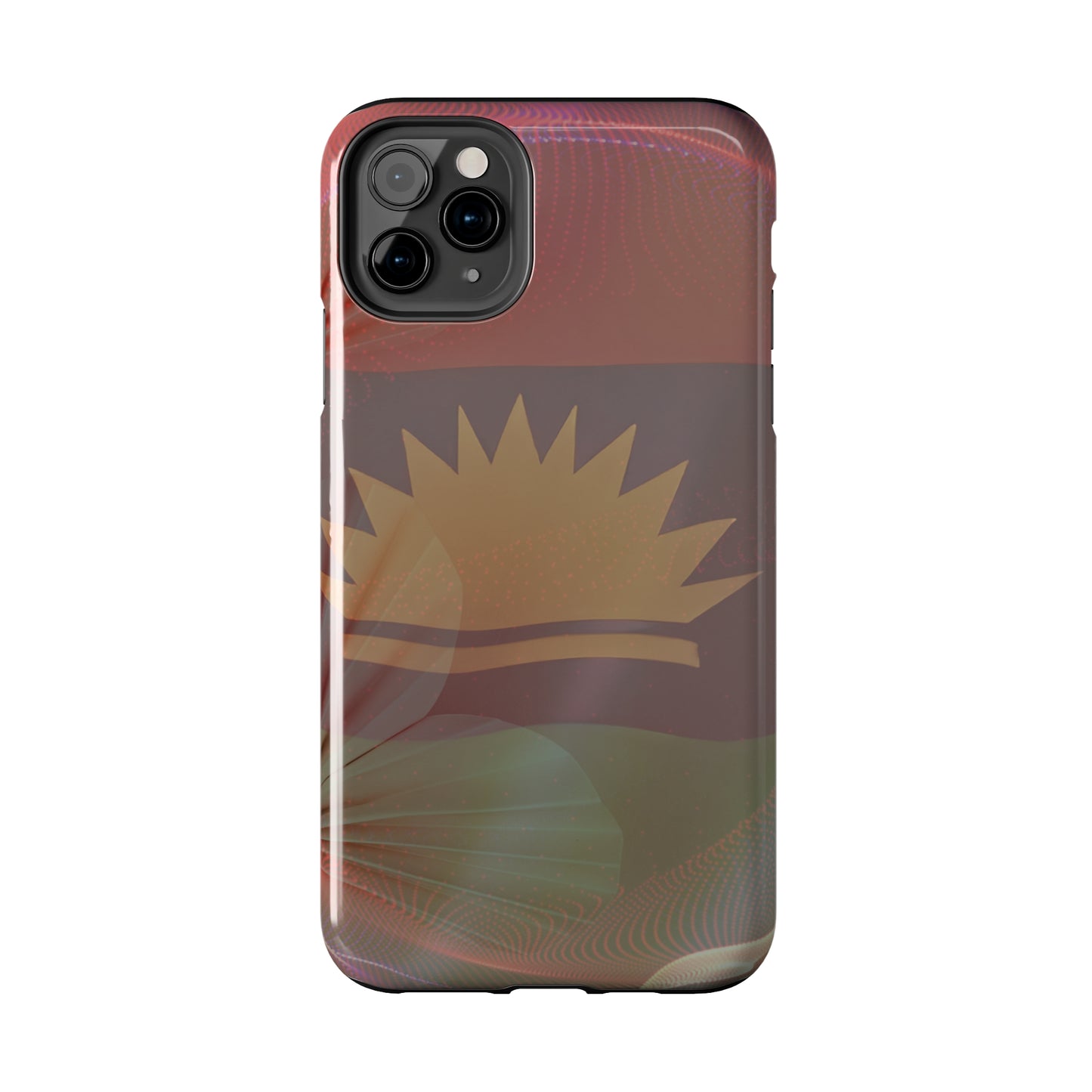 United States of Biafra Flag Flower Blend 2 - Tough iPhone Cases (iPhone 7, 8, X, 11, 12, 13, 14, 15)