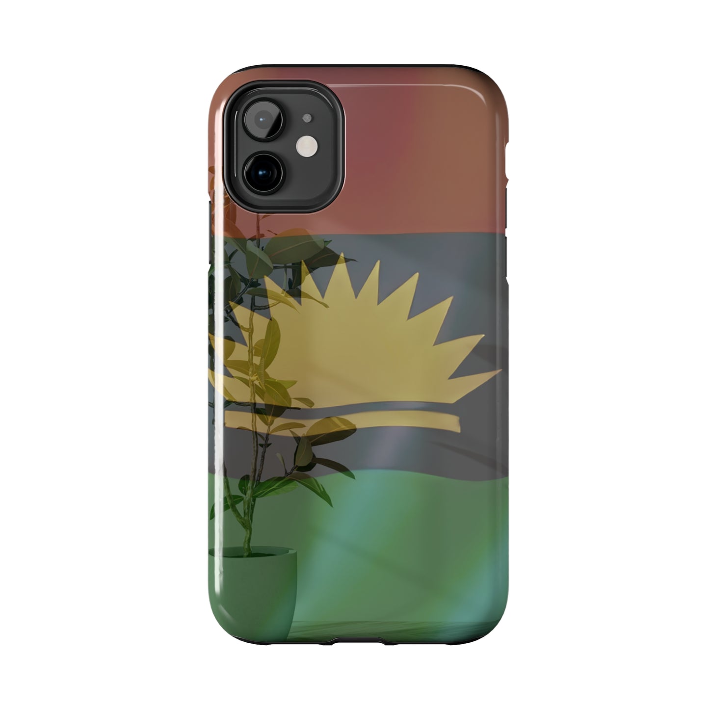United States of Biafra Flag Plant Vase - Tough iPhone Cases (iPhone 7, 8, X, 11, 12, 13, 14, 15)