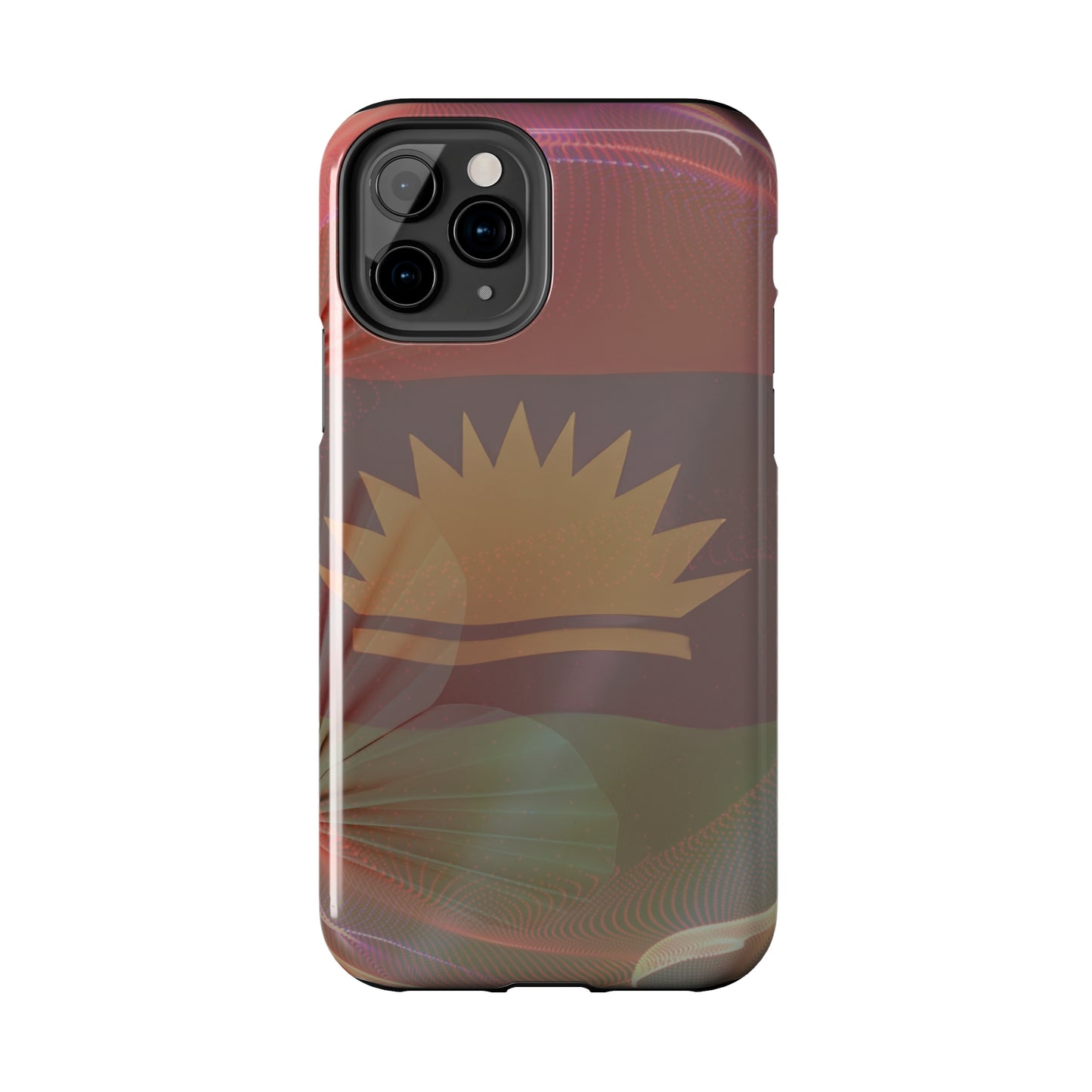 United States of Biafra Flag Flower Blend 2 - Tough iPhone Cases (iPhone 7, 8, X, 11, 12, 13, 14, 15)