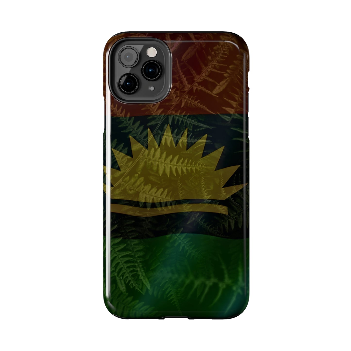 United States of Biafra Flag Plant Leaves - Tough iPhone Cases (iPhone 7, 8, X, 11, 12, 13, 14, 15)