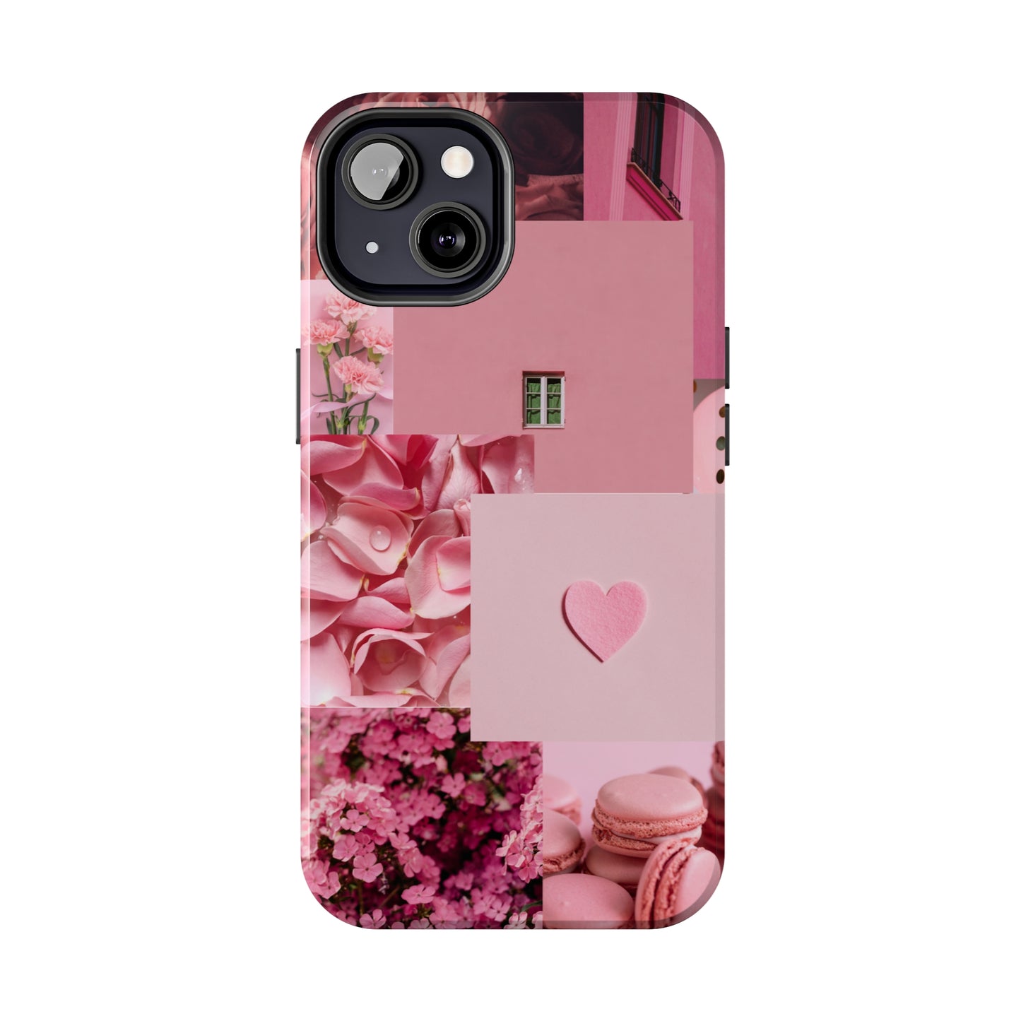 Pink Flowers - Tough iPhone Cases (iPhone 7, 8, X, 11, 12, 13, 14, 15)