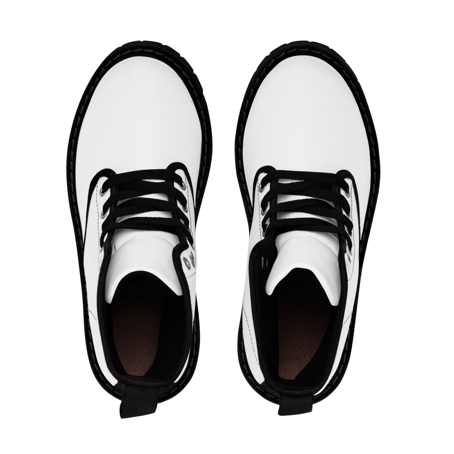 White Men's Canvas Boots