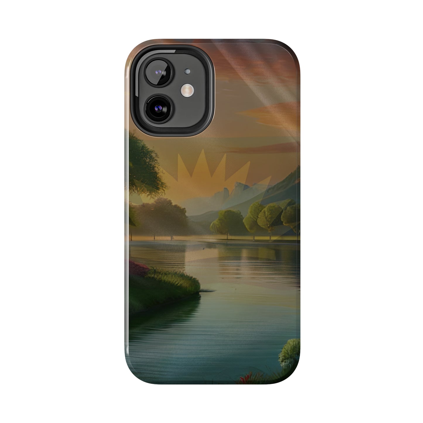 Neighborhood Pond, United States of Biafra - Tough iPhone Cases (iPhone 7, 8, X, 11, 12, 13, 14, 15)
