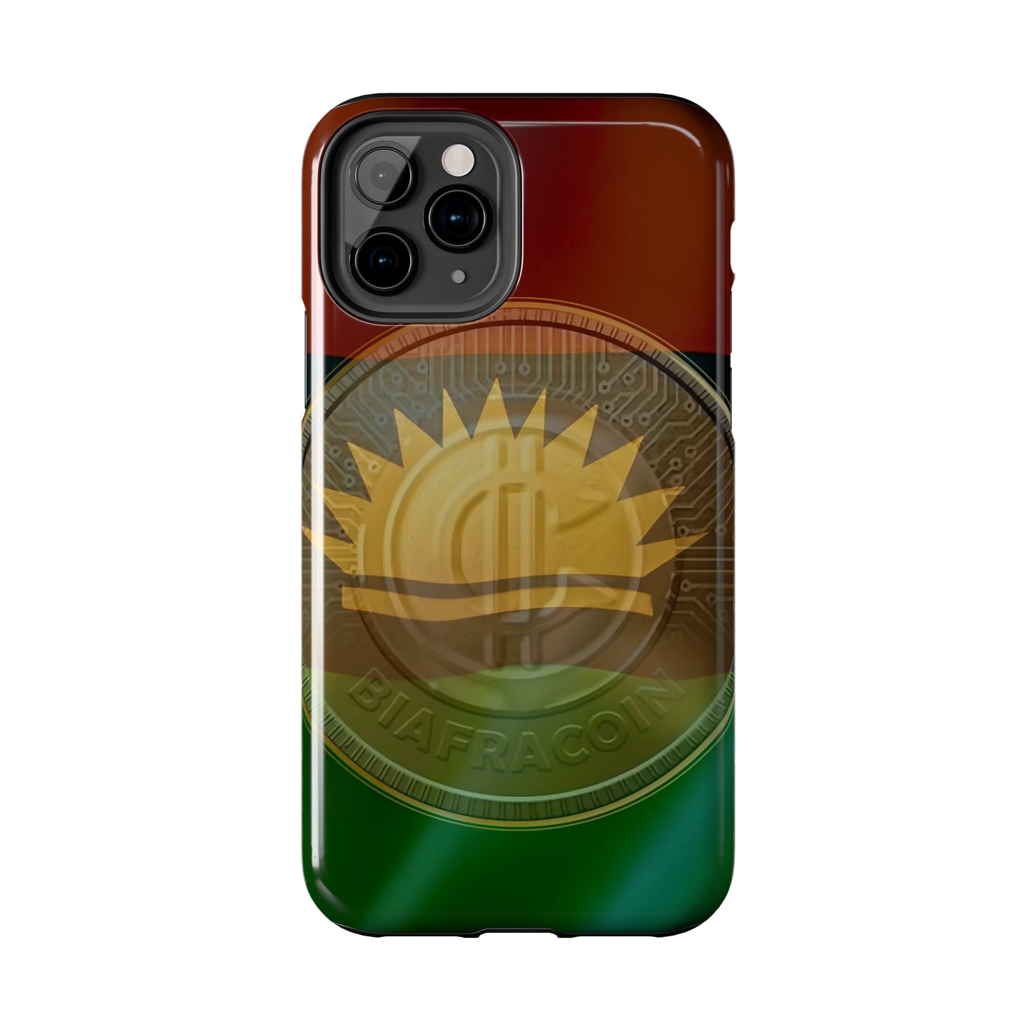 Biafra Coin - Tough iPhone Cases (iPhone 7, 8, X, 11, 12, 13, 14, 15)
