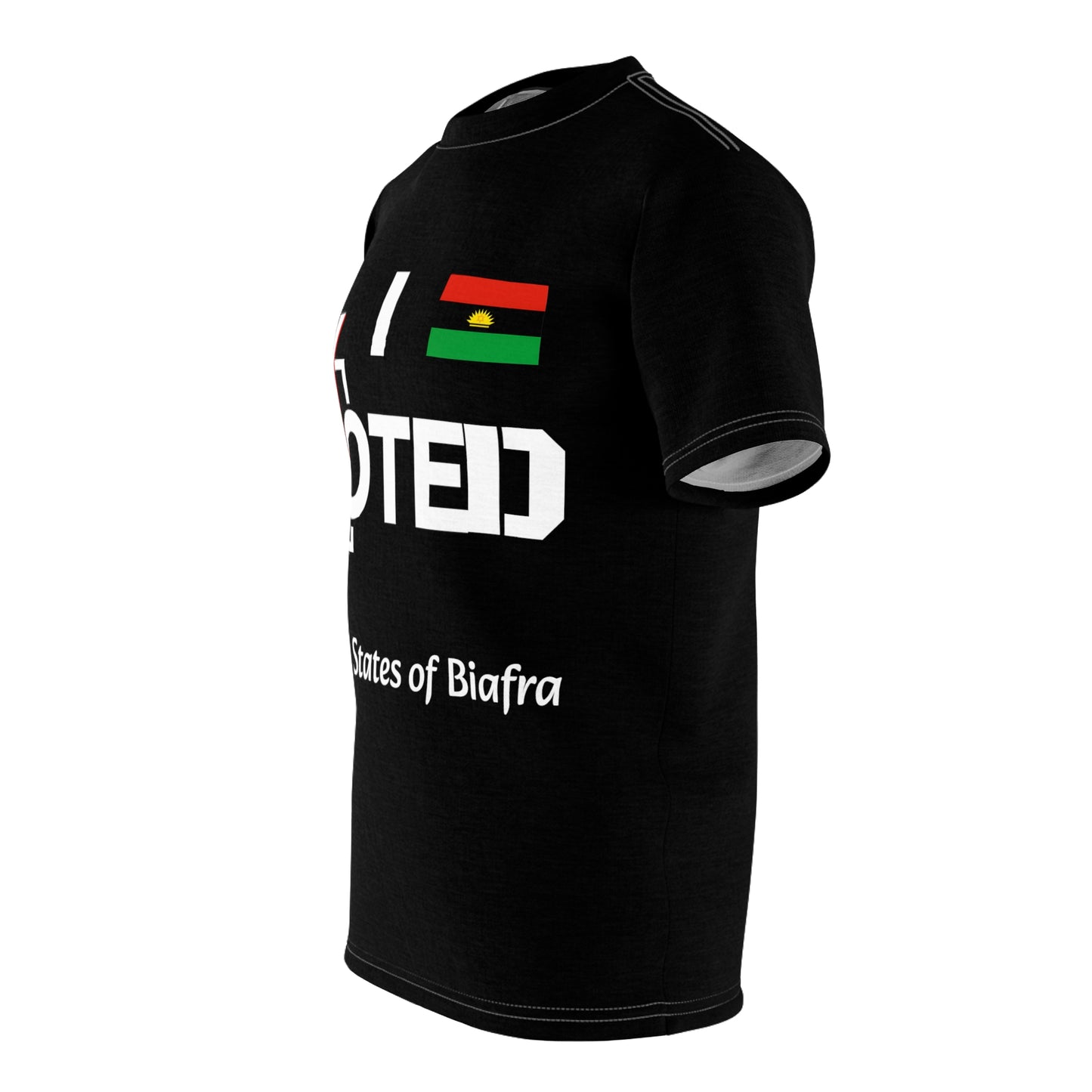 I Voted United States of Biafra T-Shirt (Black)