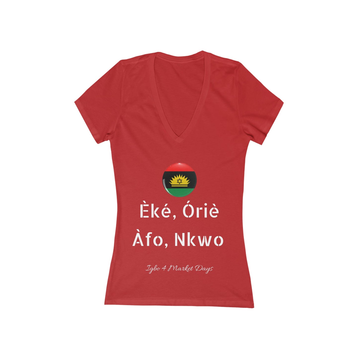 Igbo Four Market Days Women's V-Neck T-Shirt