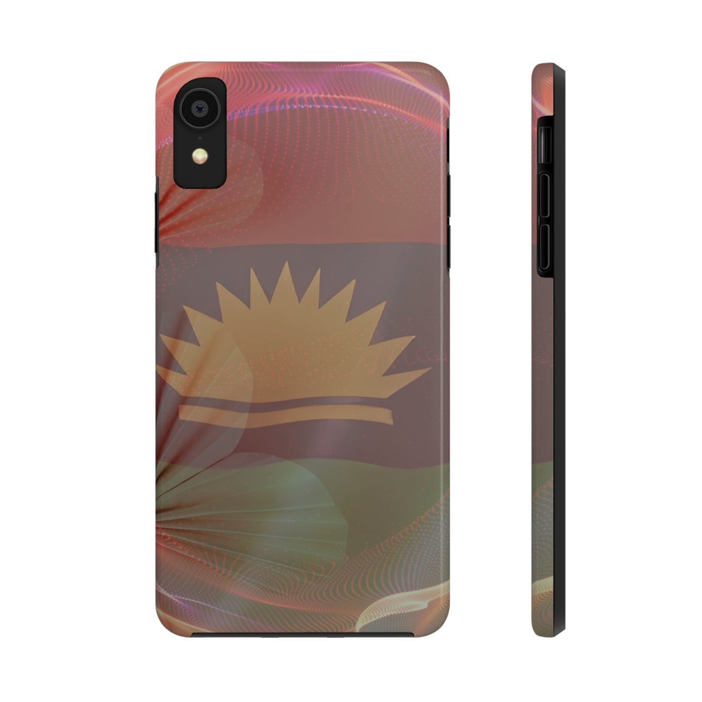 United States of Biafra Flag Flower Blend 2 - Tough iPhone Cases (iPhone 7, 8, X, 11, 12, 13, 14, 15)
