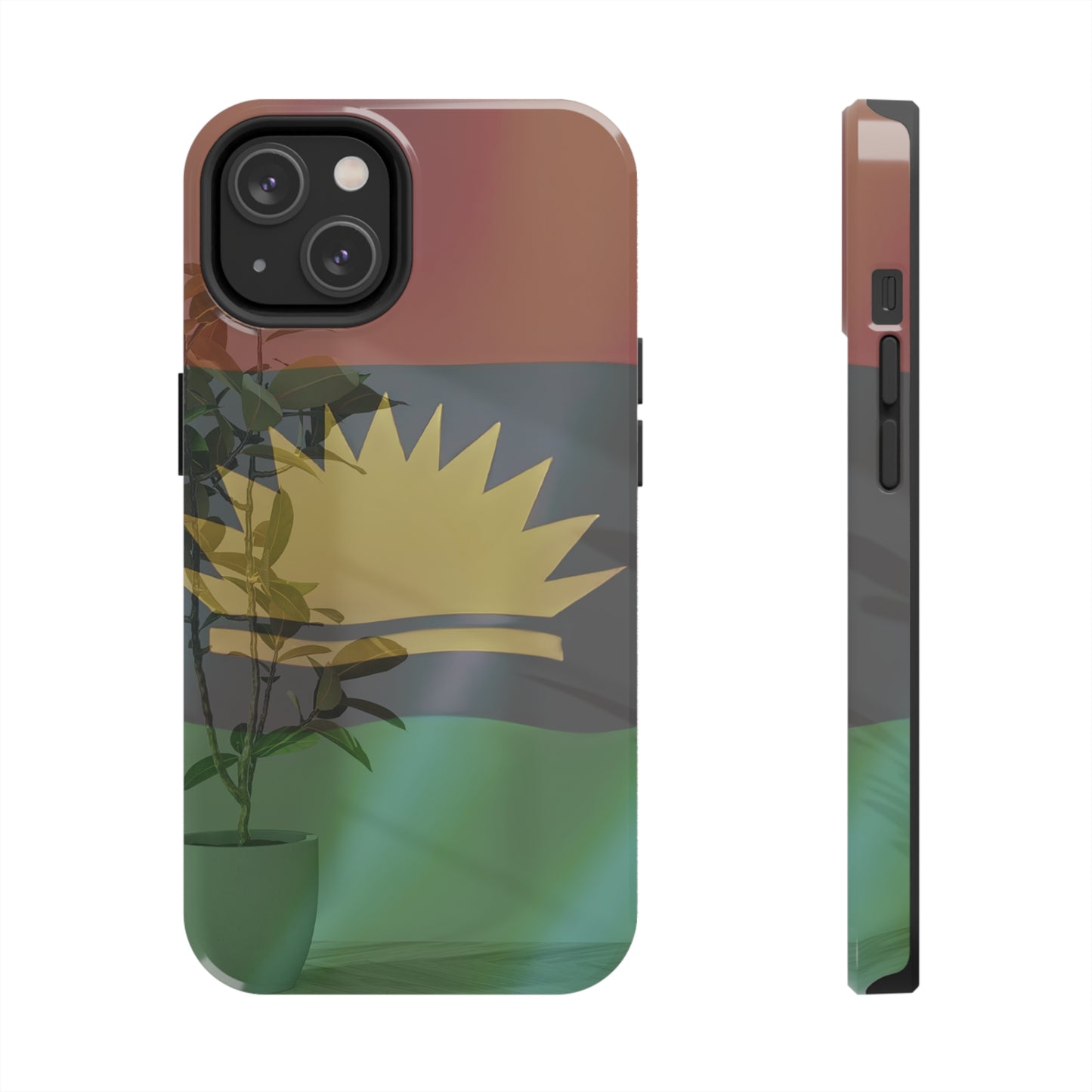United States of Biafra Flag Plant Vase - Tough iPhone Cases (iPhone 7, 8, X, 11, 12, 13, 14, 15)