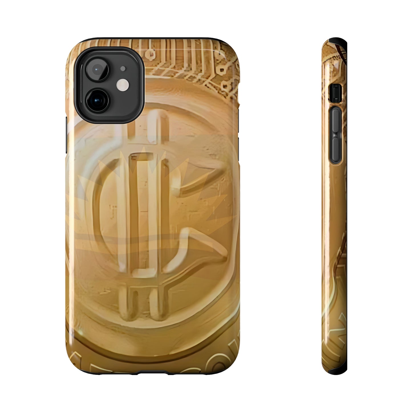 Ejemma BiafraCoin - Tough iPhone Cases (iPhone 7, 8, X, 11, 12, 13, 14, 15)