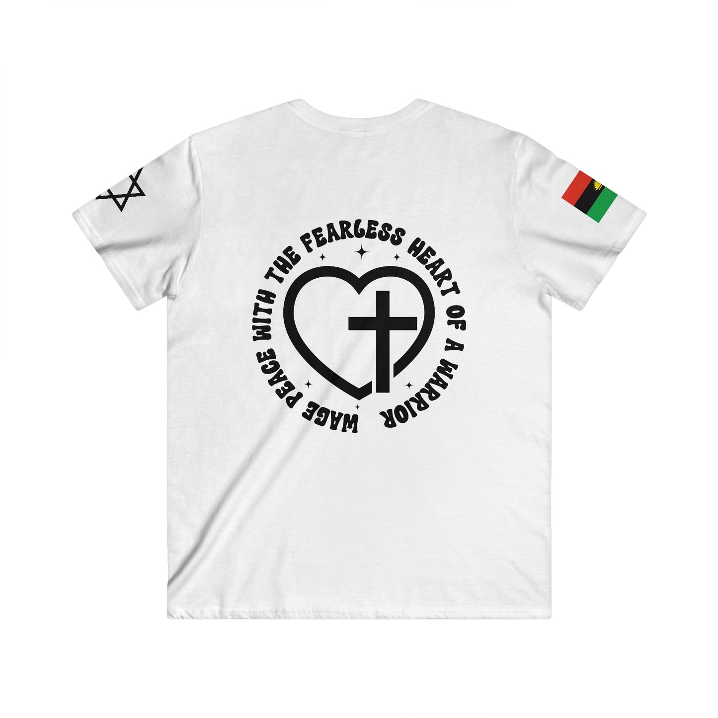 Peaceful Warrior V-Neck (Czech Republic/Germany)