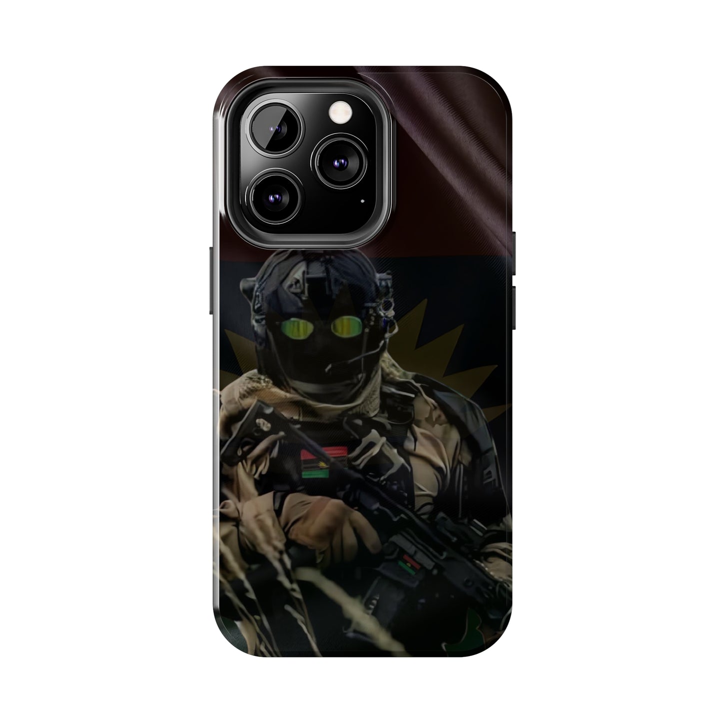 Biafra Soldier III - Tough iPhone Cases (iPhone 7, 8, X, 11, 12, 13, 14, 15)