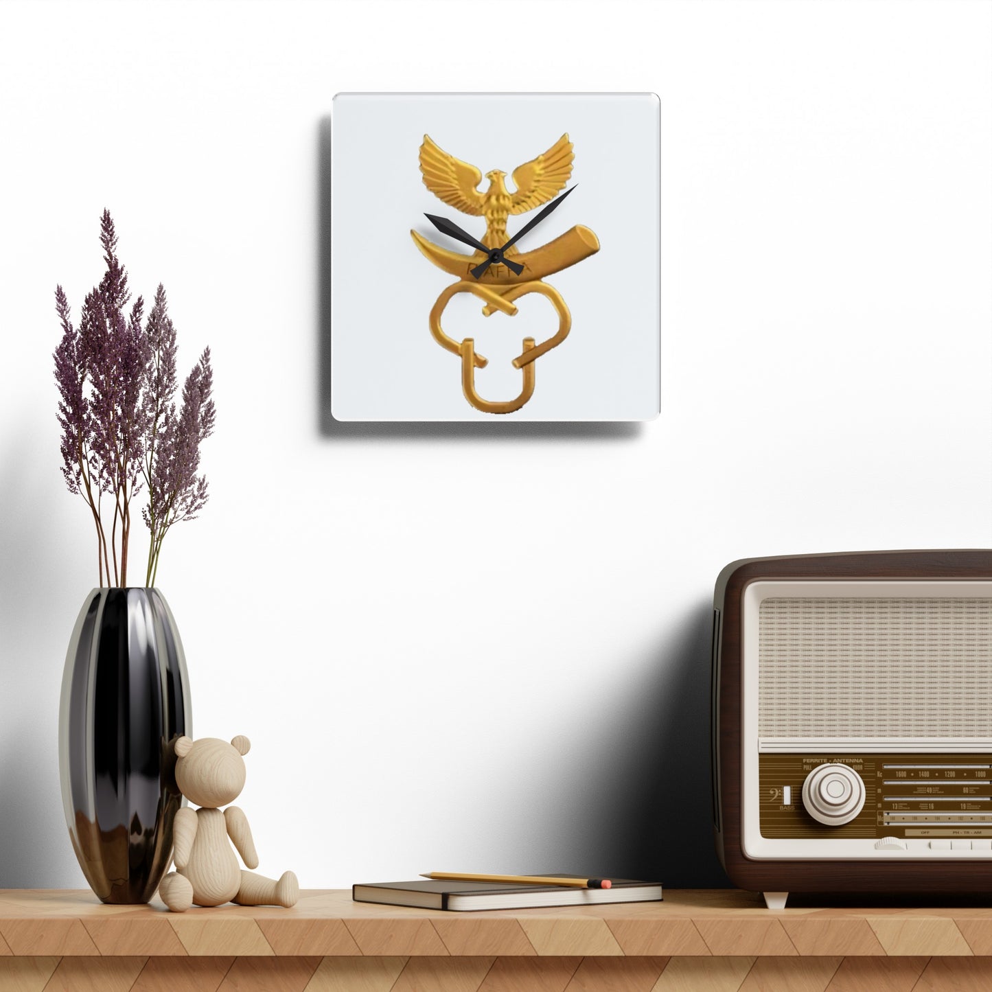 Biafra Liberation Army Acrylic Wall Clock
