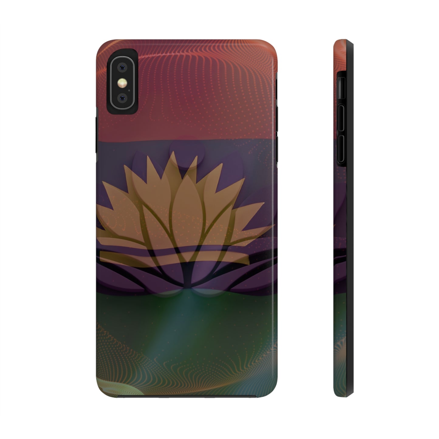 United States of Biafra Flag Flower Blend 1 - Tough iPhone Cases (iPhone 7, 8, X, 11, 12, 13, 14, 15)