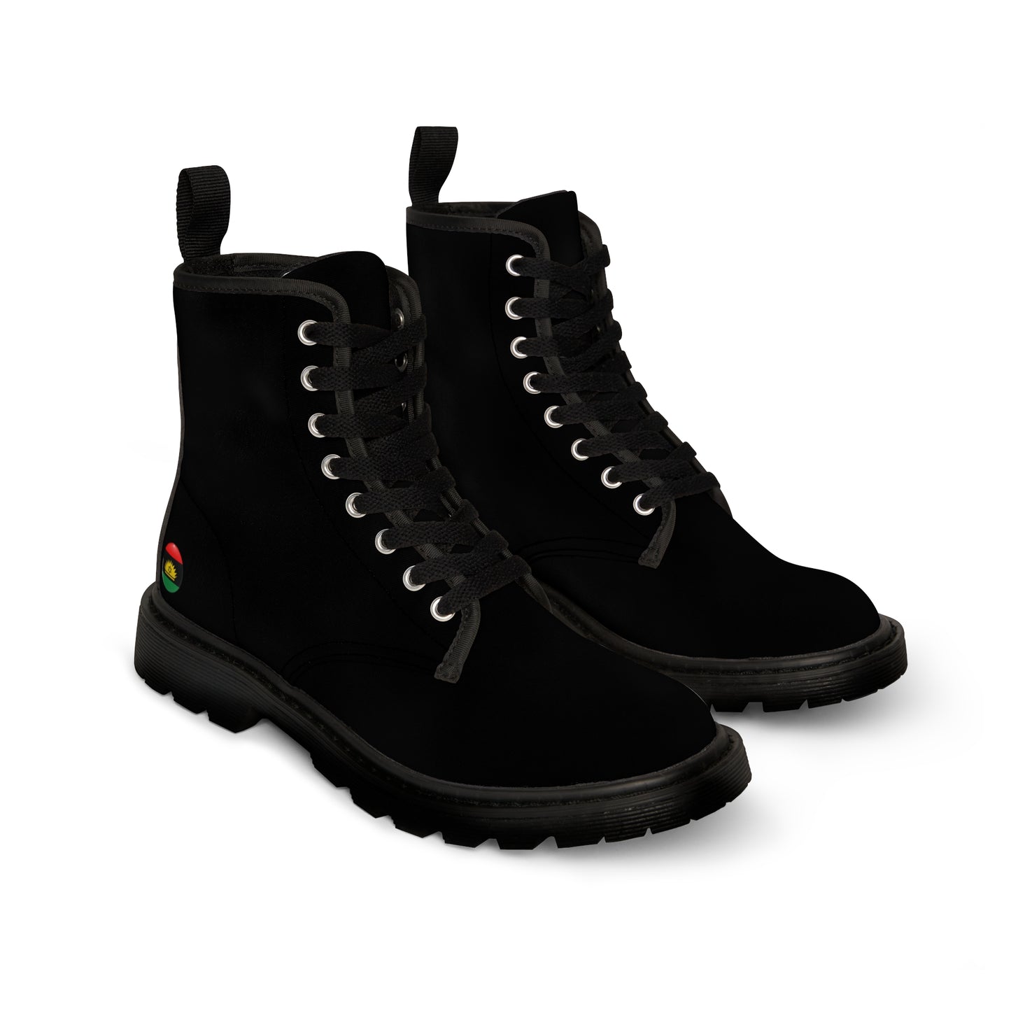 Black Men's Canvas Boots