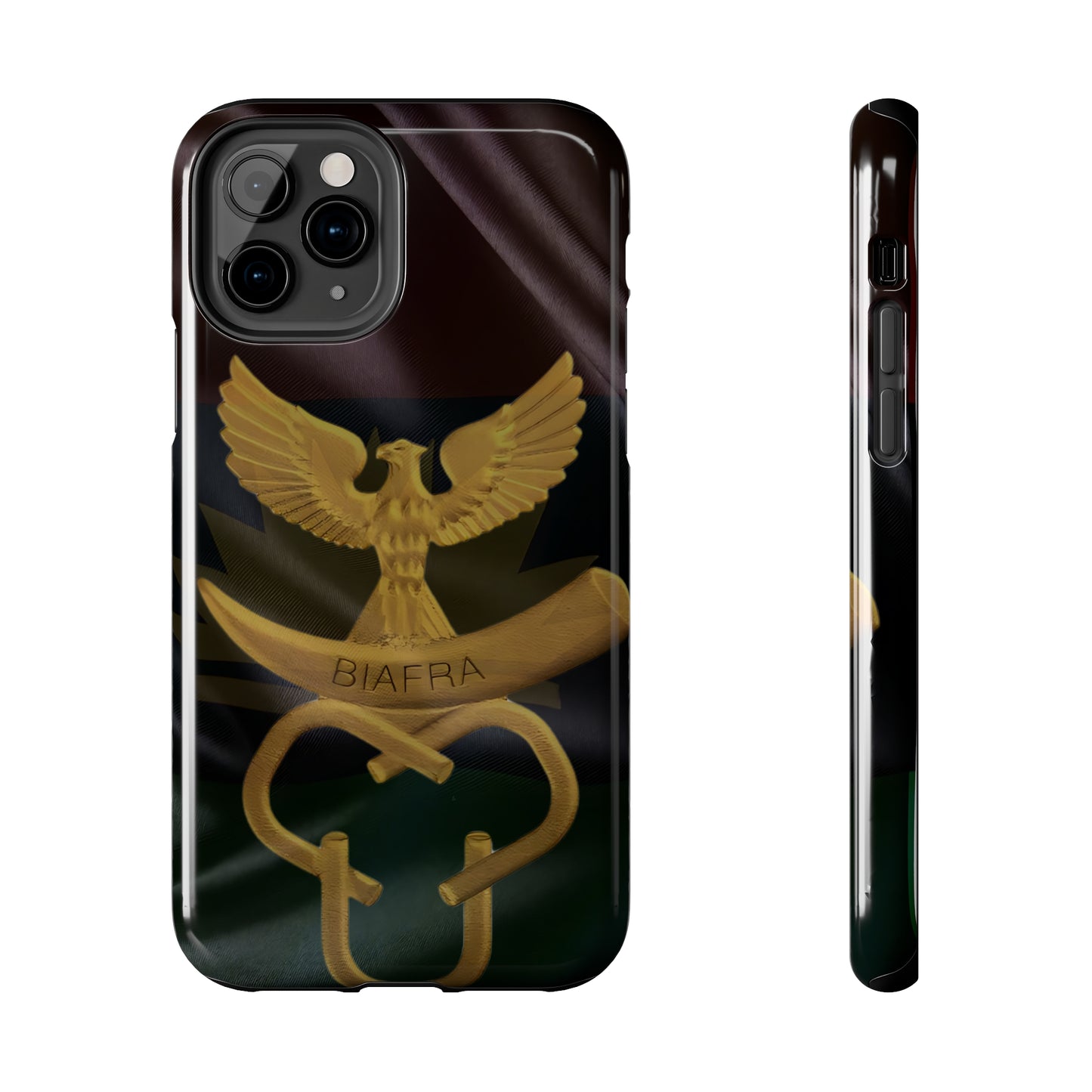 Biafra Liberation Army Logo Gold - Tough iPhone Cases (iPhone 7, 8, X, 11, 12, 13, 14, 15)