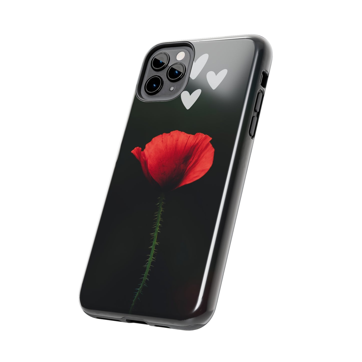 Red Rose - Tough iPhone Cases (iPhone 7, 8, X, 11, 12, 13, 14, 15)