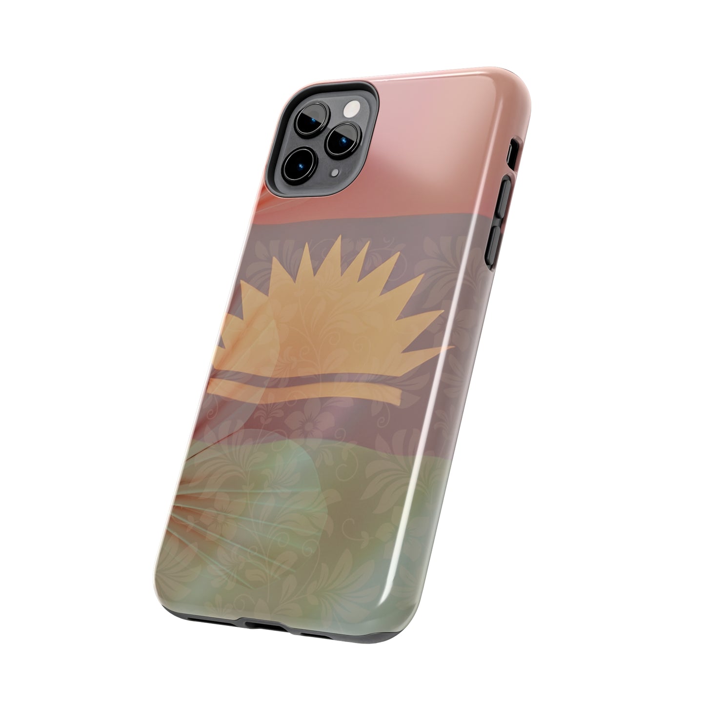 United States of Biafra Flag Flower Blend 5 - Tough iPhone Cases (iPhone 7, 8, X, 11, 12, 13, 14, 15)