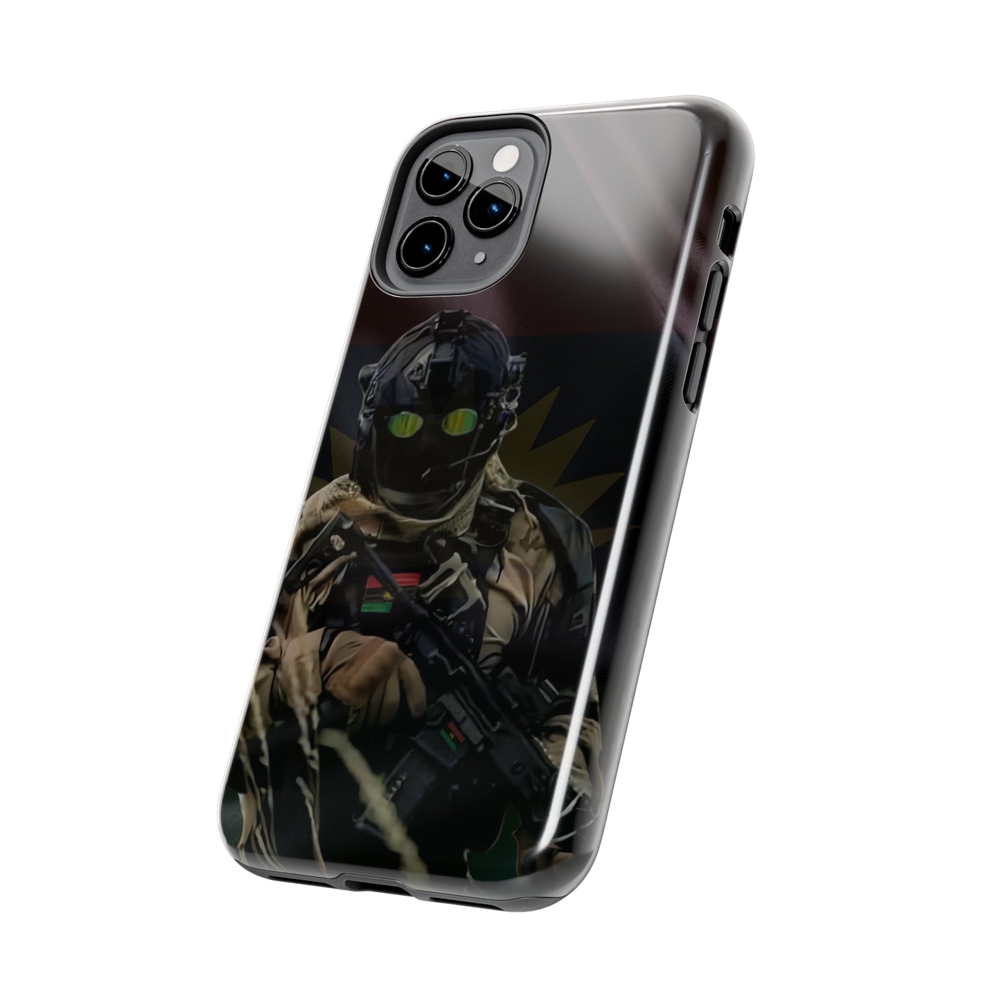 Biafra Soldier III - Tough iPhone Cases (iPhone 7, 8, X, 11, 12, 13, 14, 15)