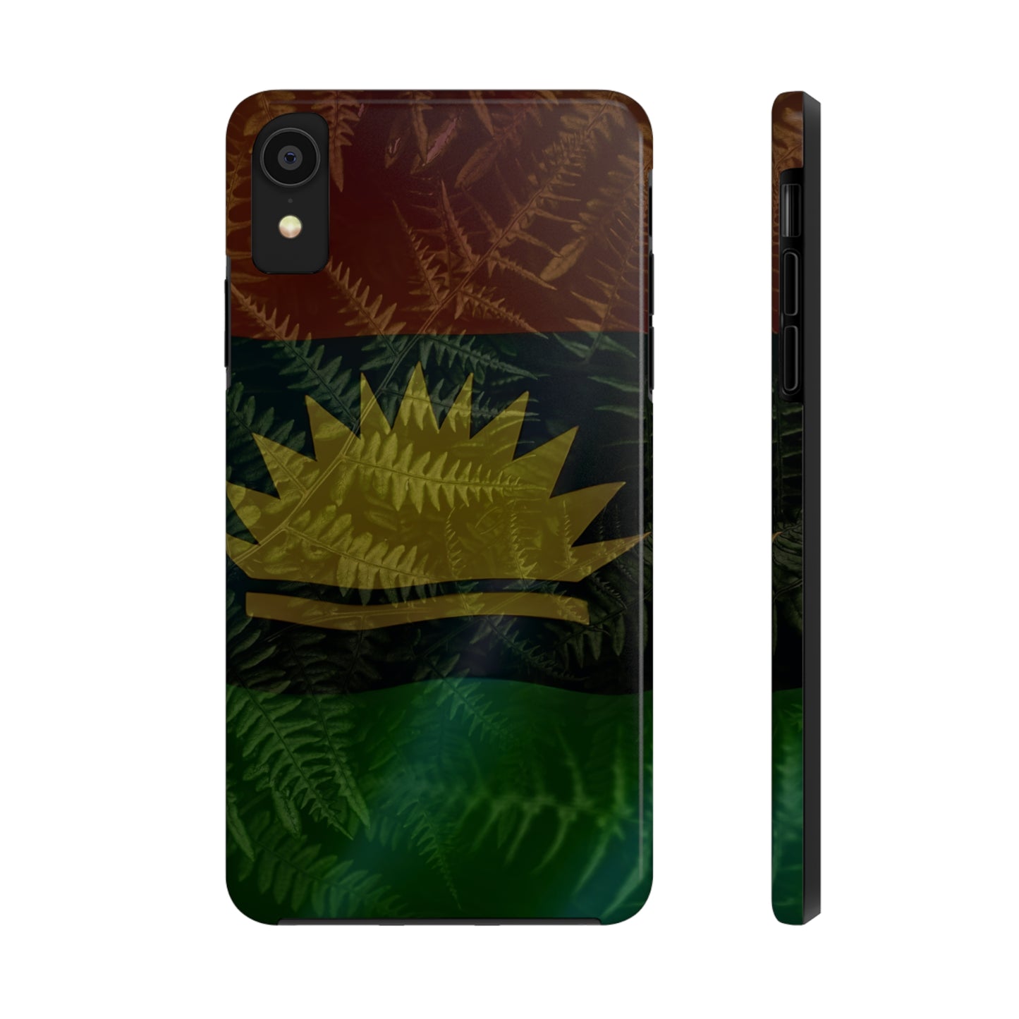 United States of Biafra Flag Plant Leaves - Tough iPhone Cases (iPhone 7, 8, X, 11, 12, 13, 14, 15)