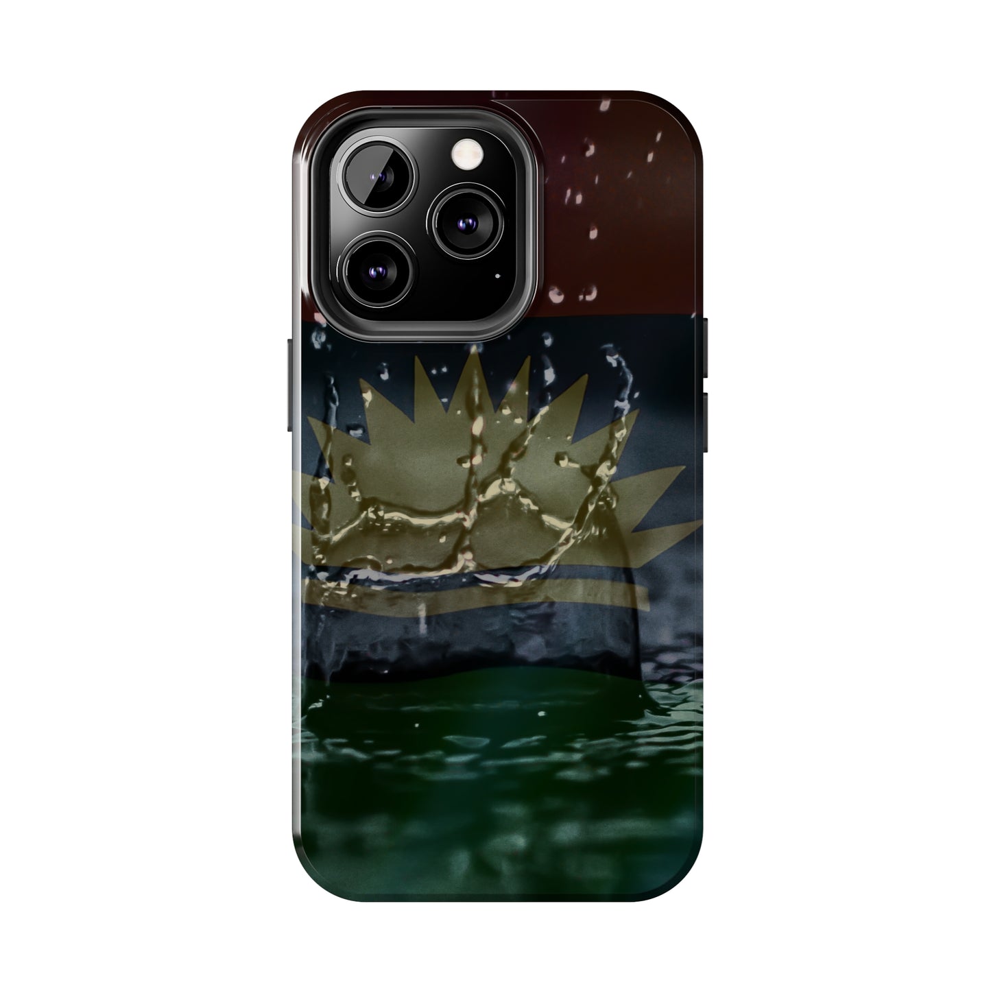 Rain Droplets, United States of Biafra - Tough iPhone Cases (iPhone 7, 8, X, 11, 12, 13, 14, 15)