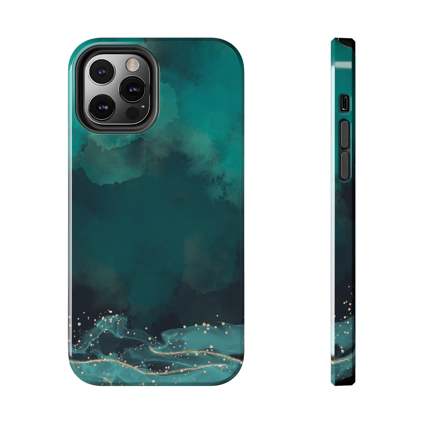 Green Smoke - Tough iPhone Cases (iPhone 7, 8, X, 11, 12, 13, 14, 15)