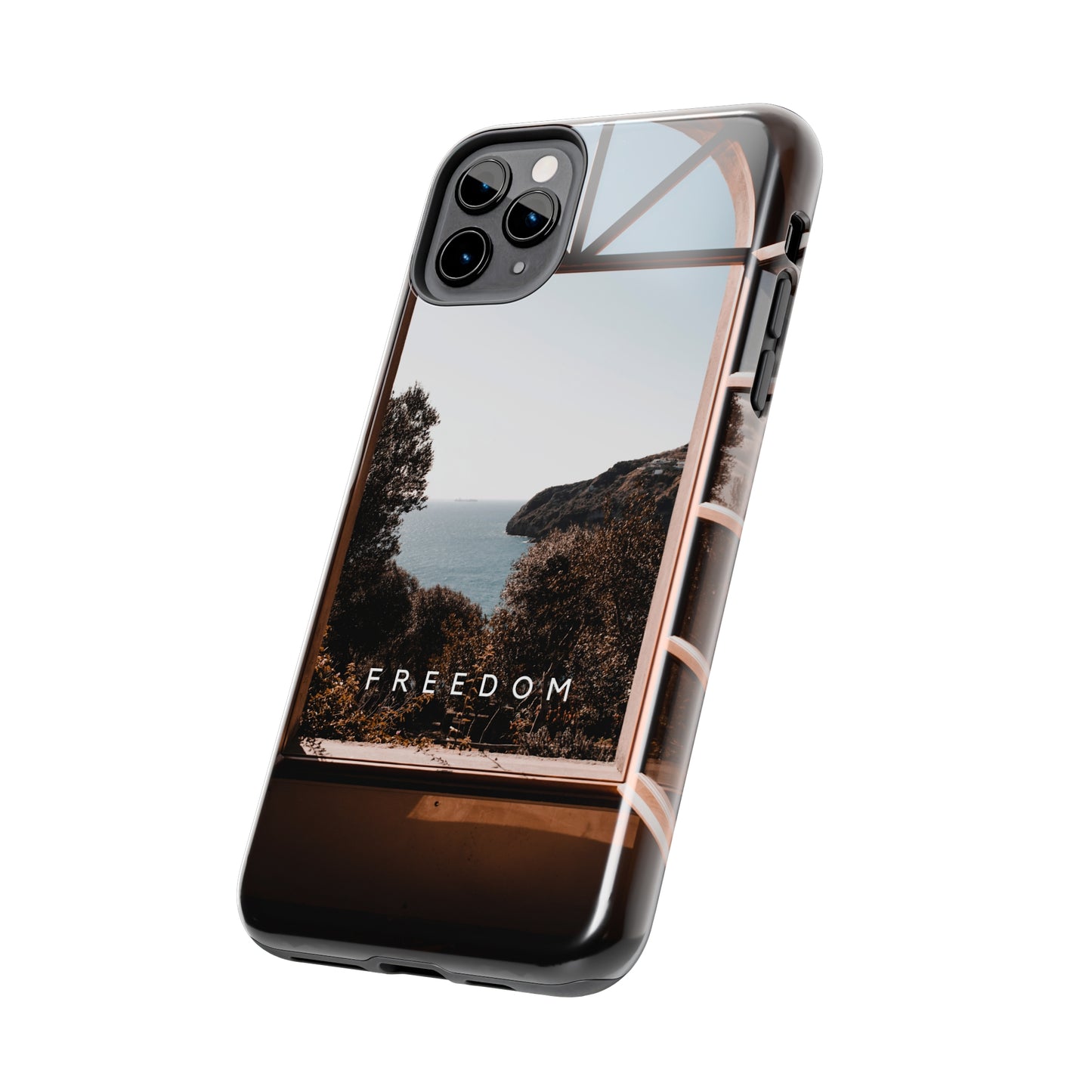 Freedom Awaits - Tough iPhone Cases (iPhone 7, 8, X, 11, 12, 13, 14, 15)