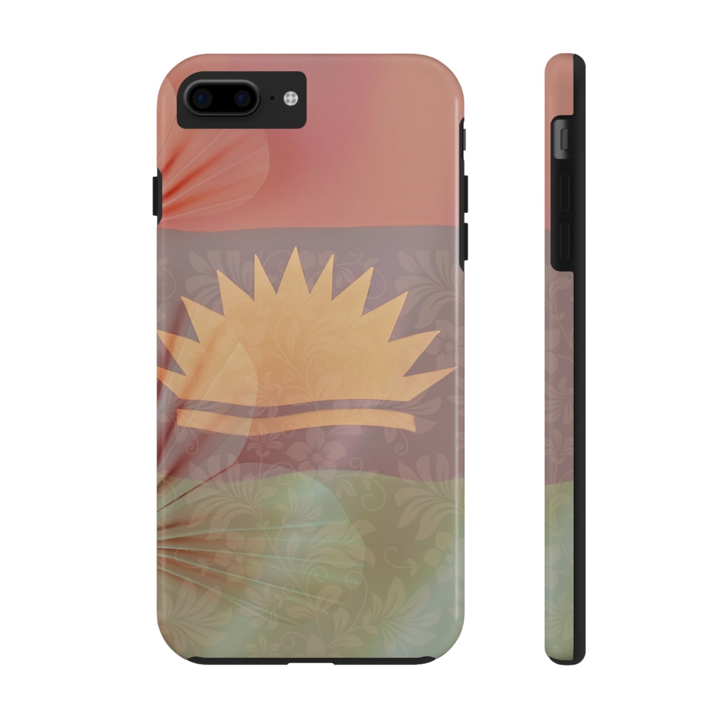United States of Biafra Flag Flower Blend 5 - Tough iPhone Cases (iPhone 7, 8, X, 11, 12, 13, 14, 15)