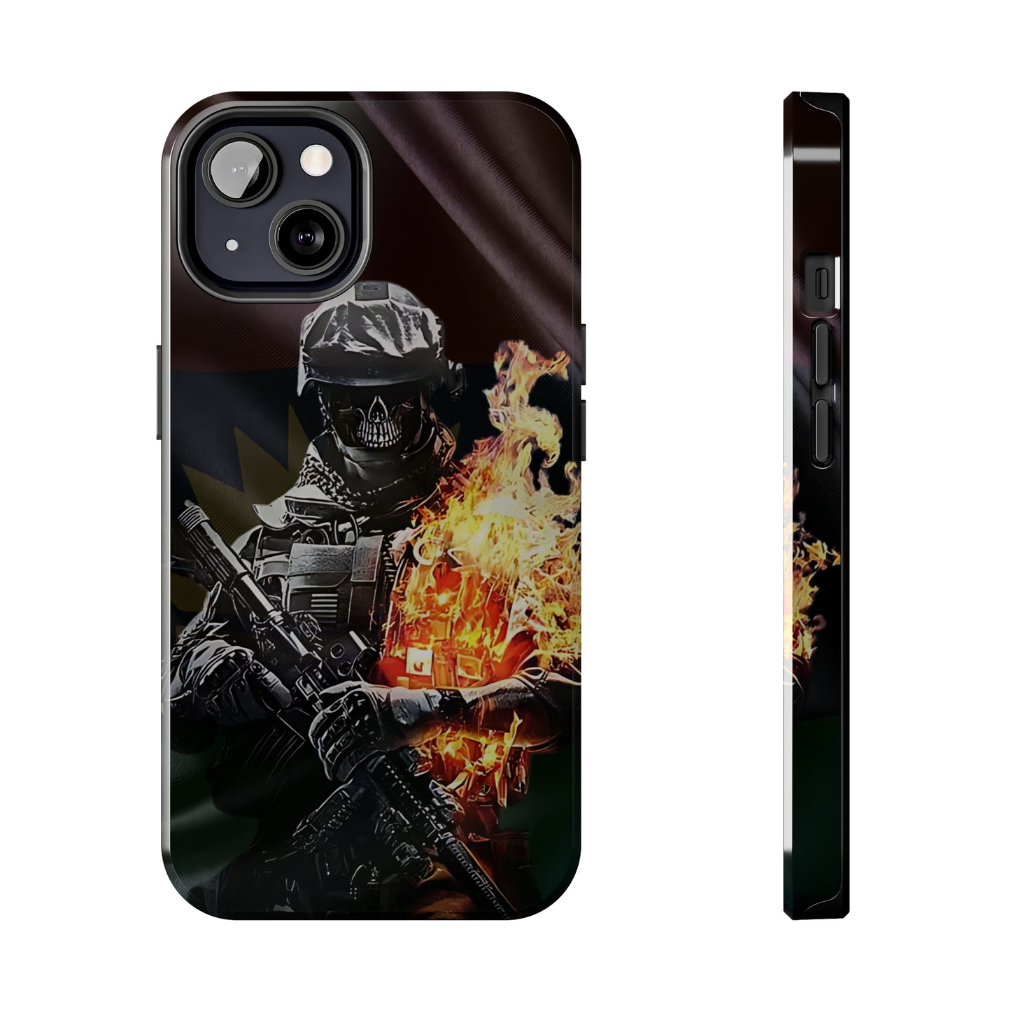 Biafra Soldier VIII - Tough iPhone Cases (iPhone 7, 8, X, 11, 12, 13, 14, 15)
