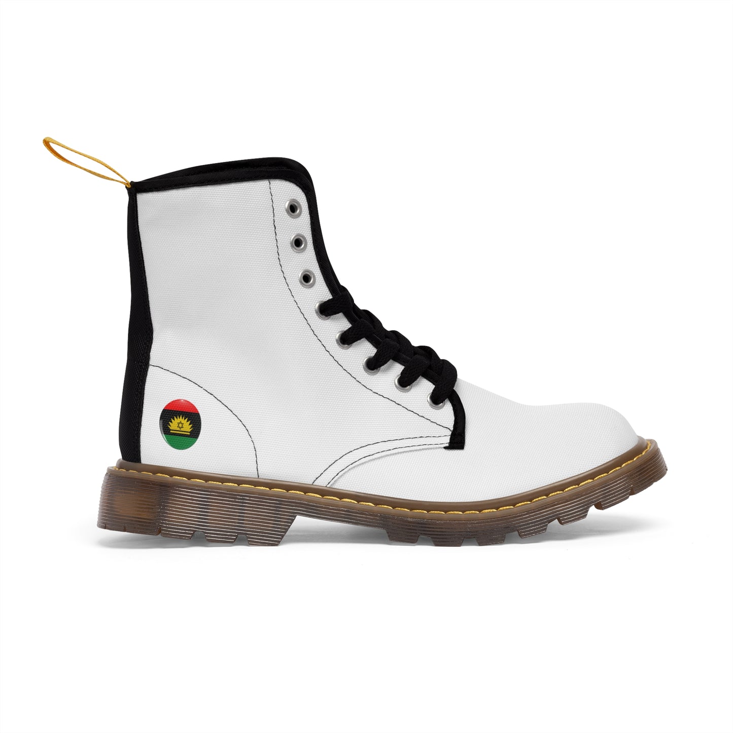 White Men's Canvas Boots