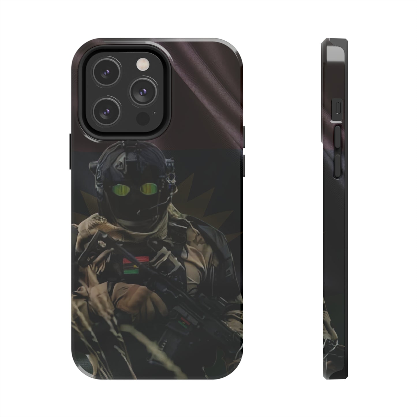 Biafra Soldier III - Tough iPhone Cases (iPhone 7, 8, X, 11, 12, 13, 14, 15)
