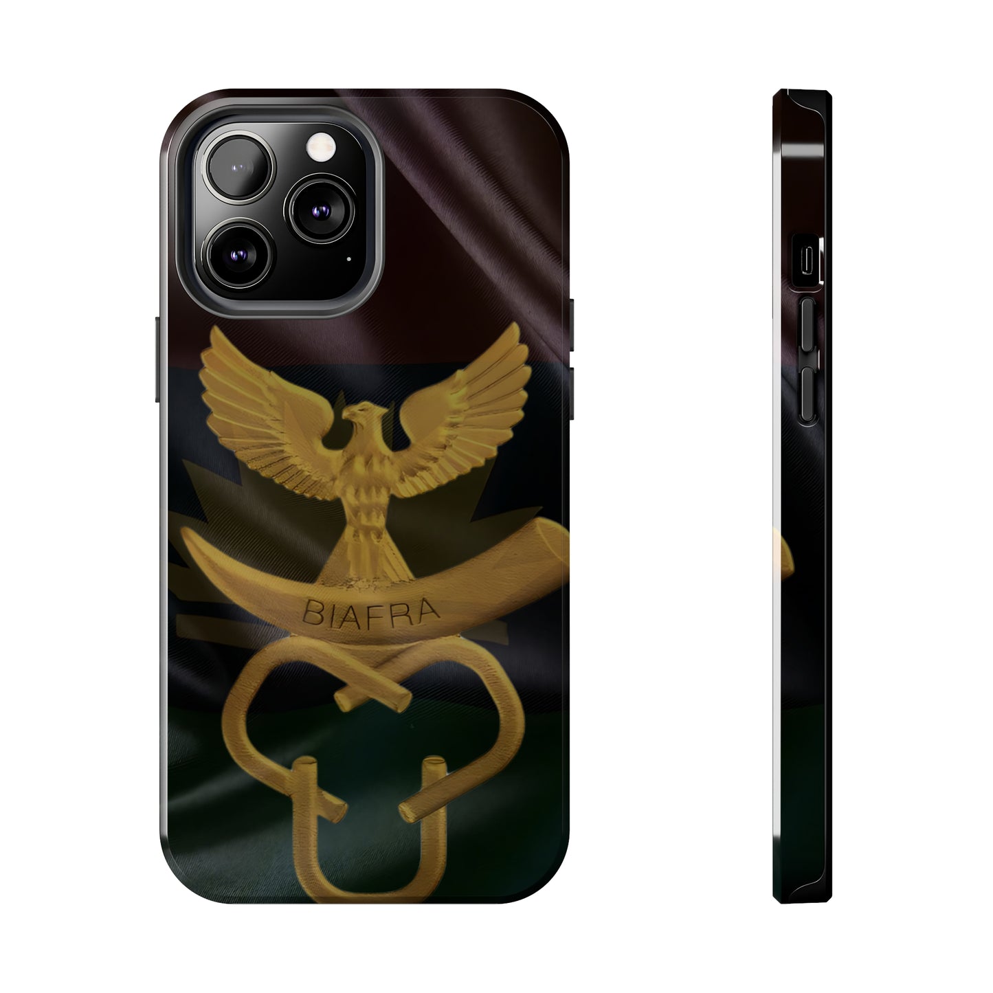 Biafra Liberation Army Logo Gold - Tough iPhone Cases (iPhone 7, 8, X, 11, 12, 13, 14, 15)