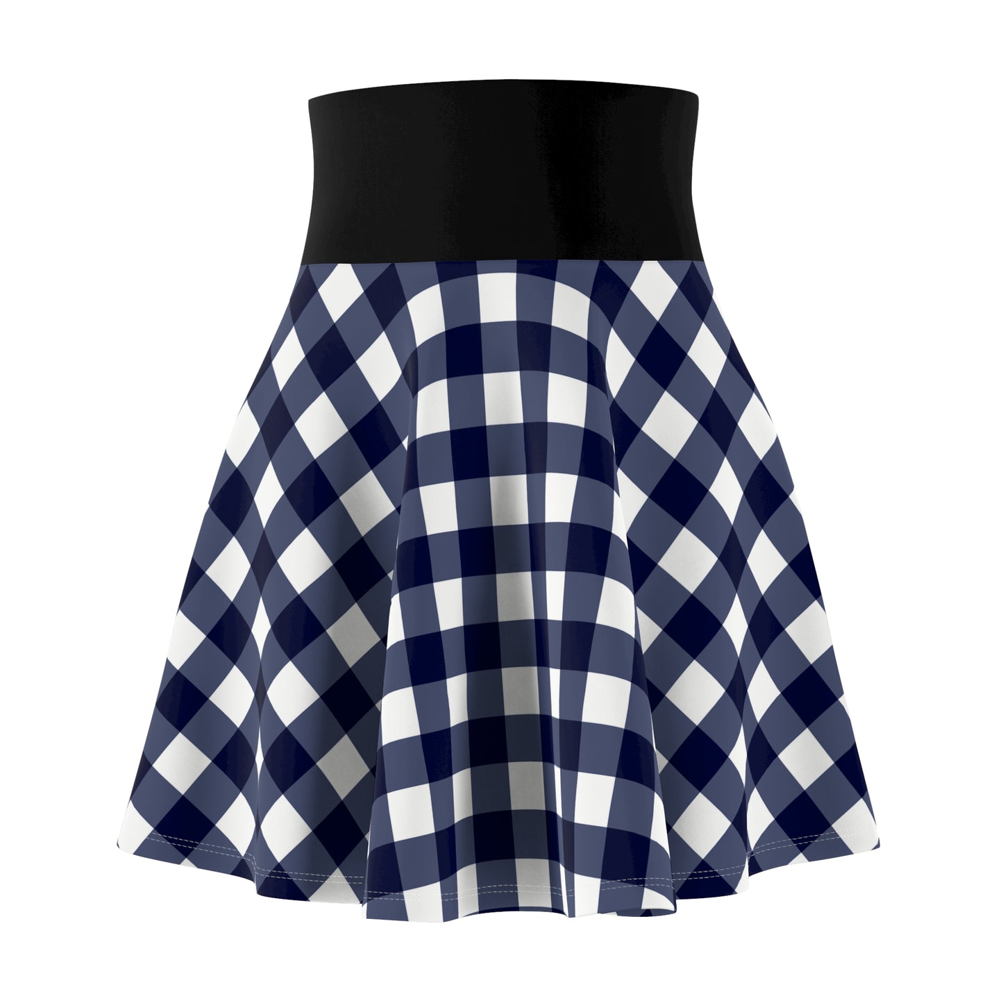 Checkered Women's Skater Skirt (USA)