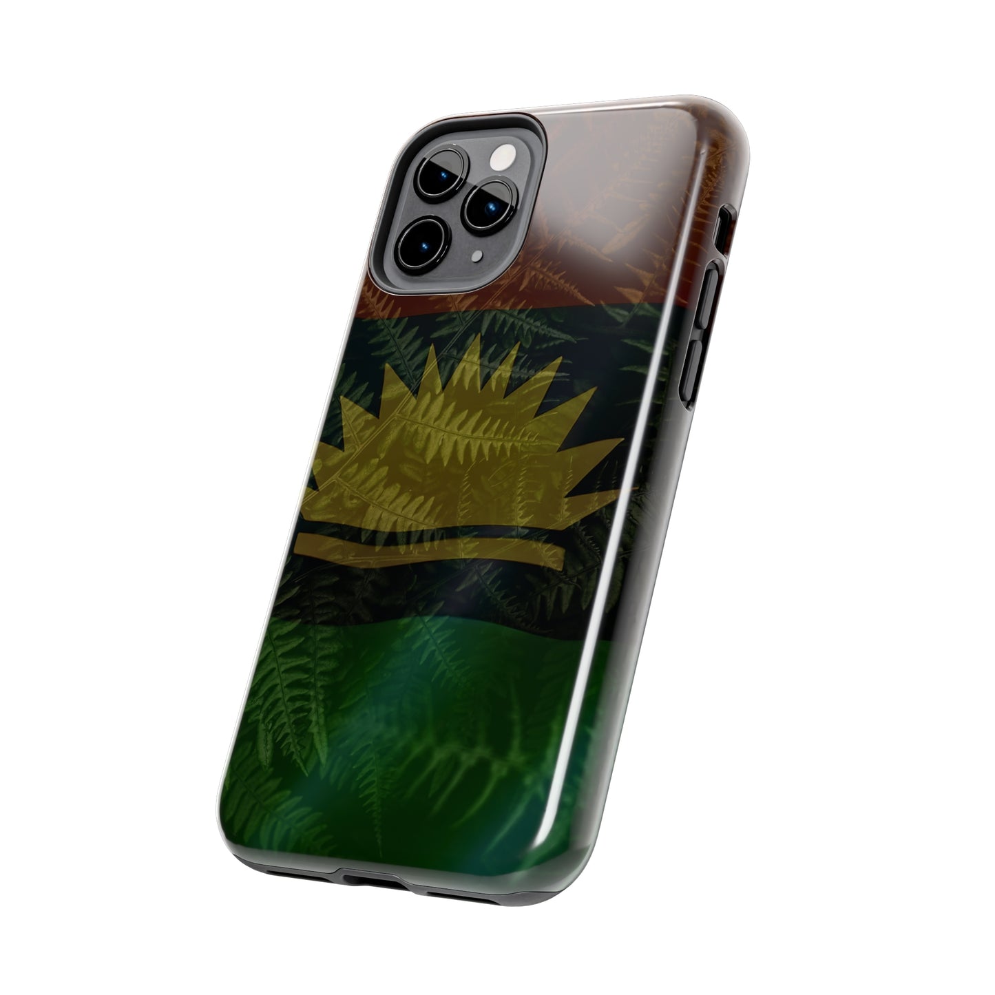 United States of Biafra Flag Plant Leaves - Tough iPhone Cases (iPhone 7, 8, X, 11, 12, 13, 14, 15)
