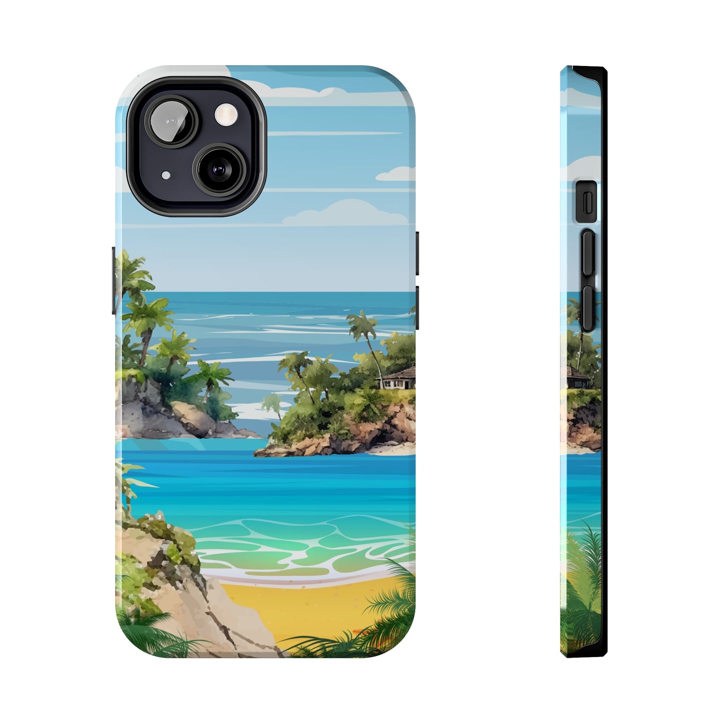 Island - Tough iPhone Cases (iPhone 7, 8, X, 11, 12, 13, 14, 15)